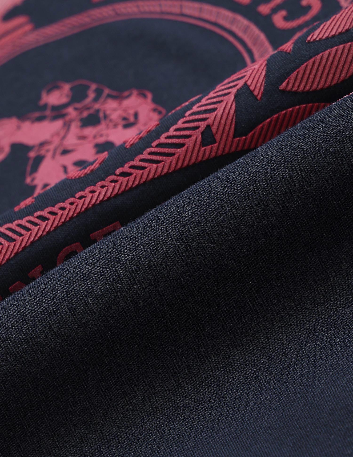 Brand Printed Regular Fit T Shirt Navy - U.S. POLO ASSN. | Large