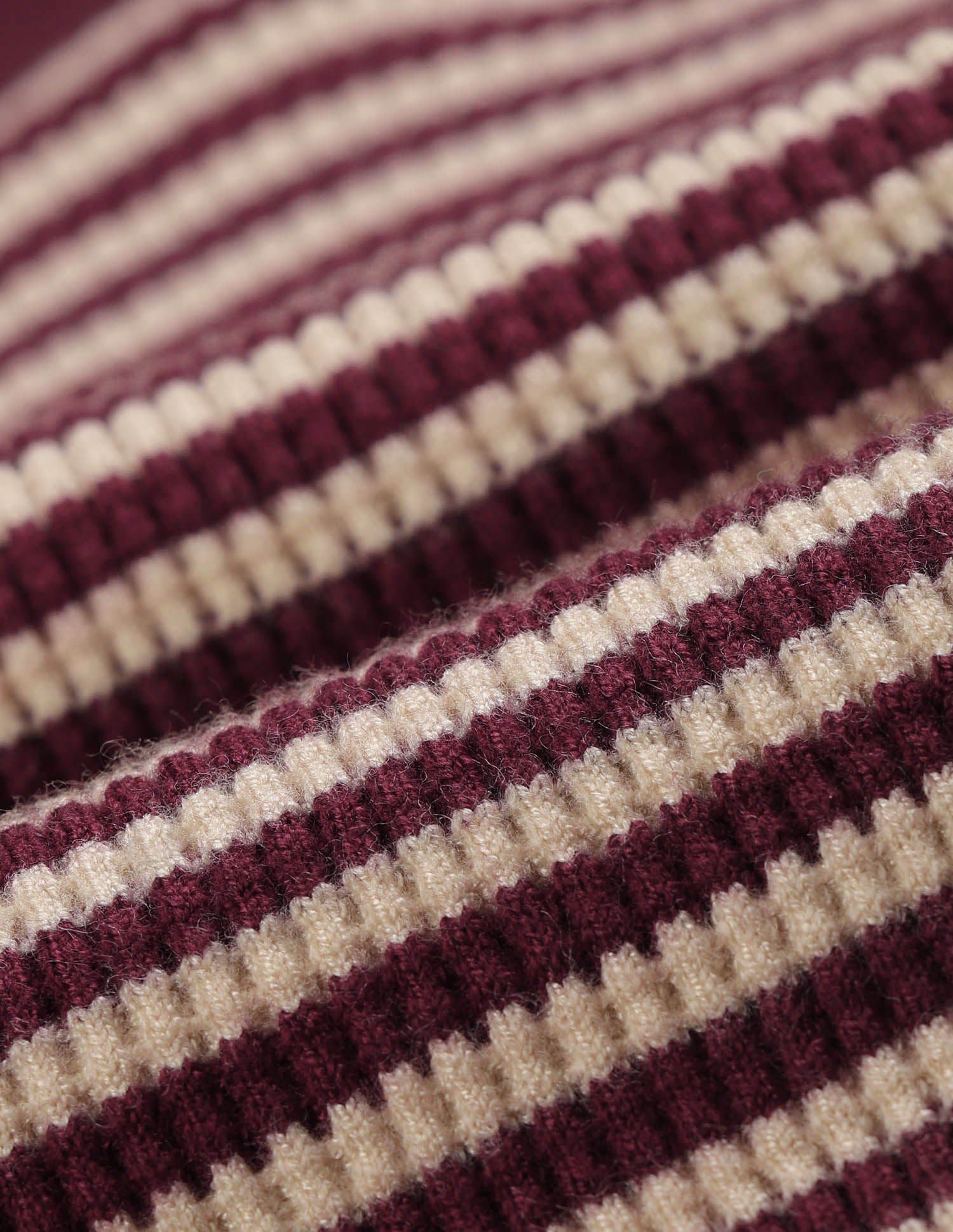 Relaxed Fit Striped Top Wine - U.S. POLO ASSN. | Large