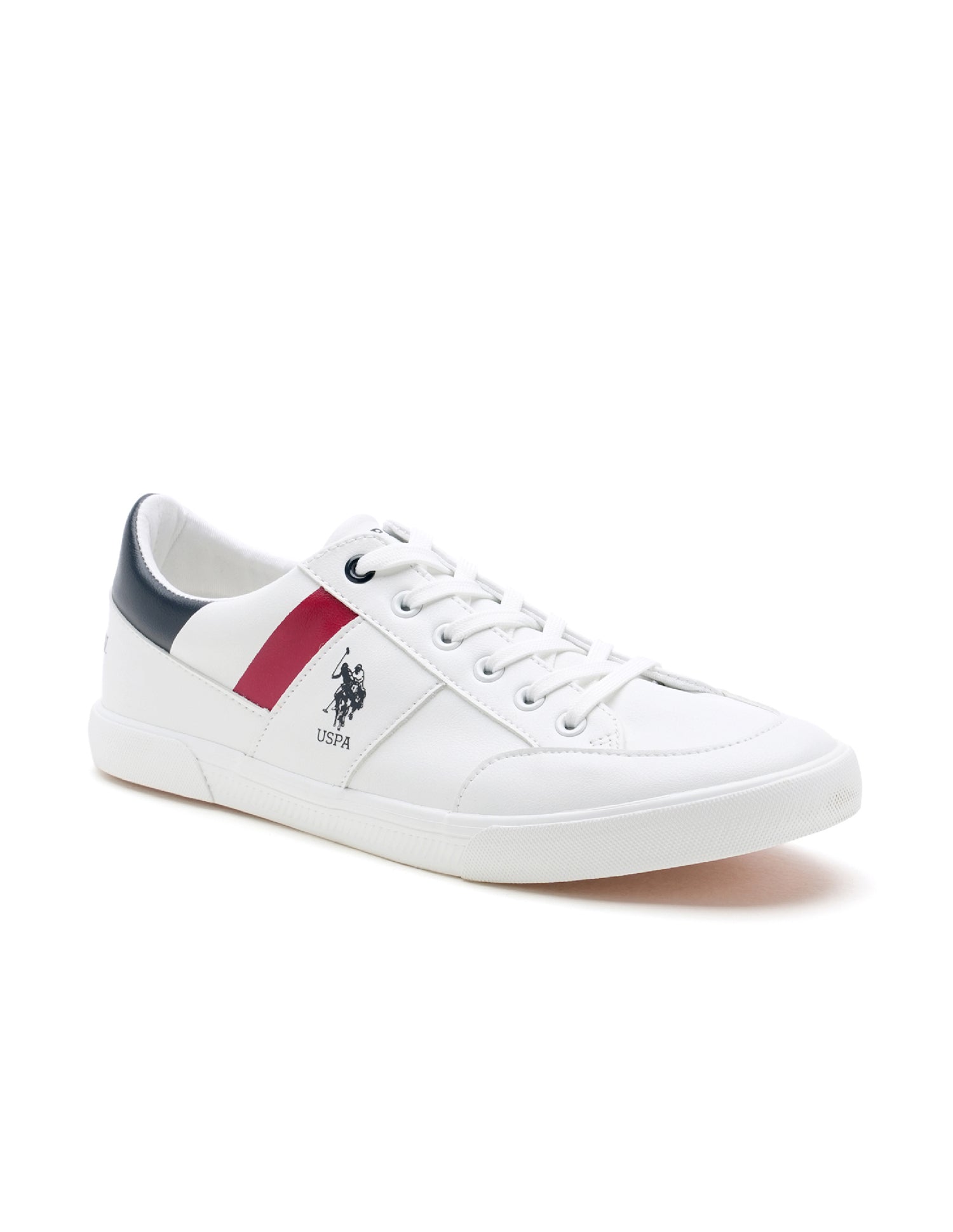 Men Lace-Ups Round Toe Narlin 3.0 Sneakers White - U.S. Polo Assn. India | Large