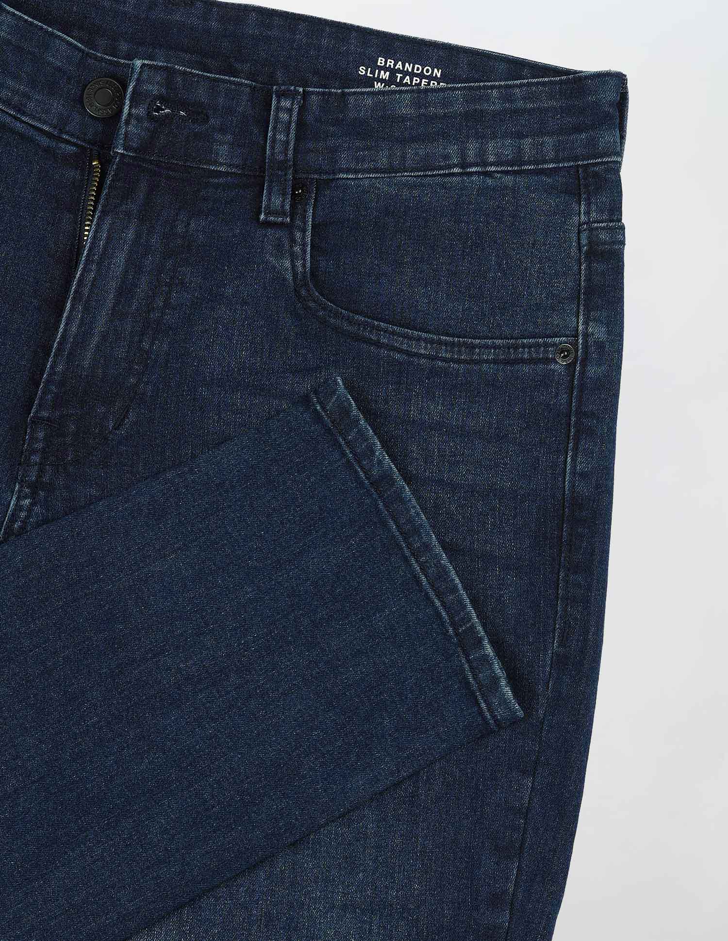 Brandon Slim Tapered Fit Blue Jeans Blue - U.S. Polo Assn. India | Large