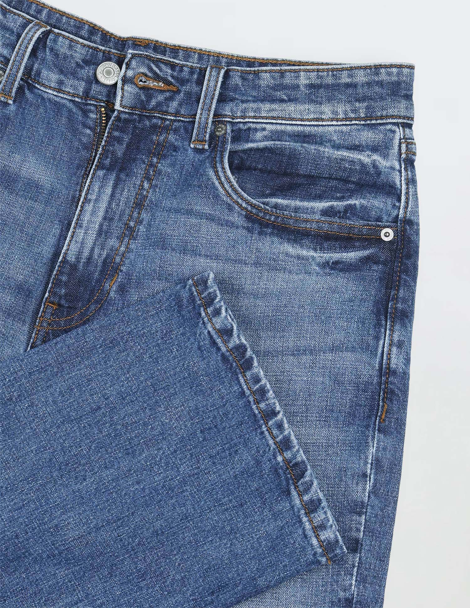 Connor Bootcut Fit Blue Jeans Mid Blue - U.S. Polo Assn. India | Large