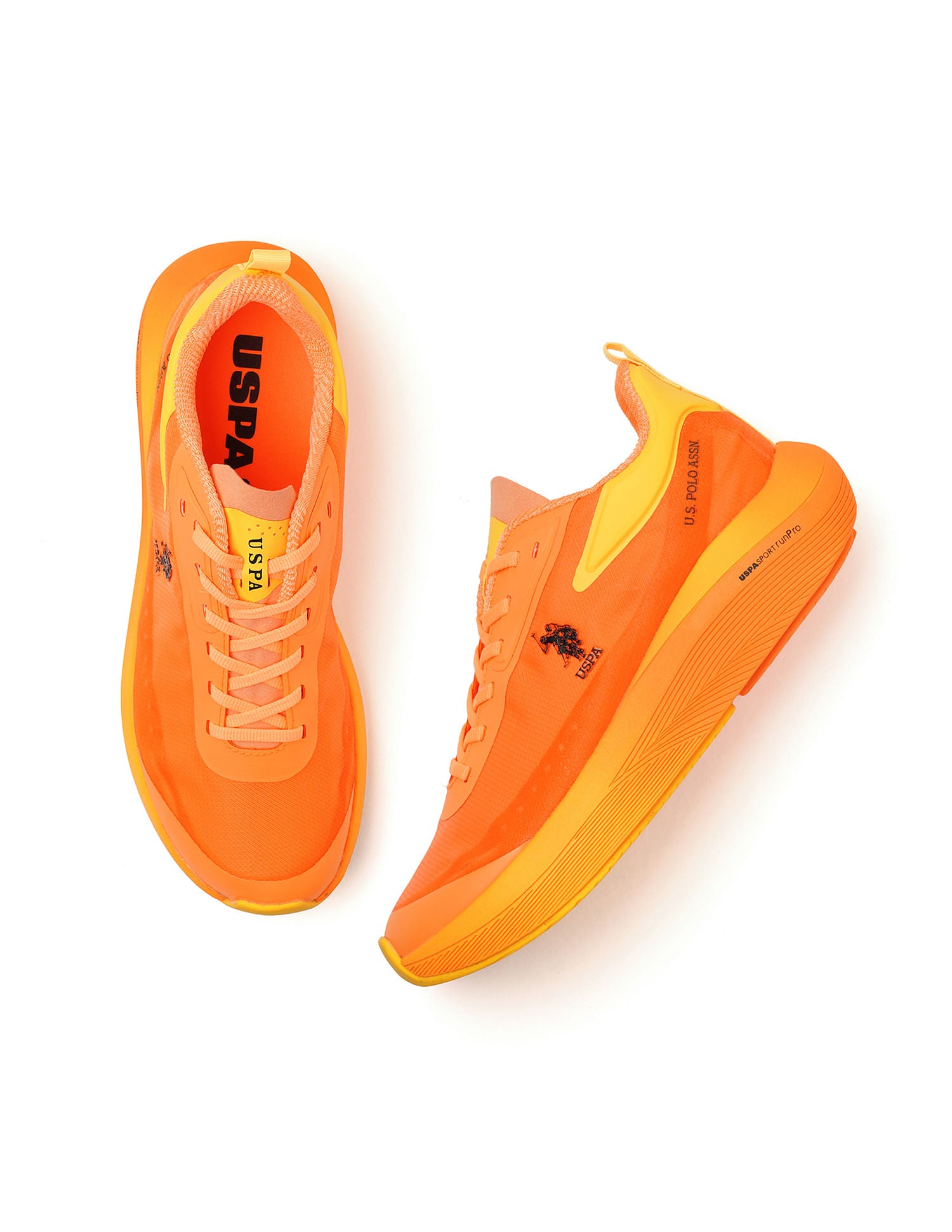 Men Frank Orange Uspa Sport  Runpro Running Shoes Orange - U.S. POLO ASSN. | Large