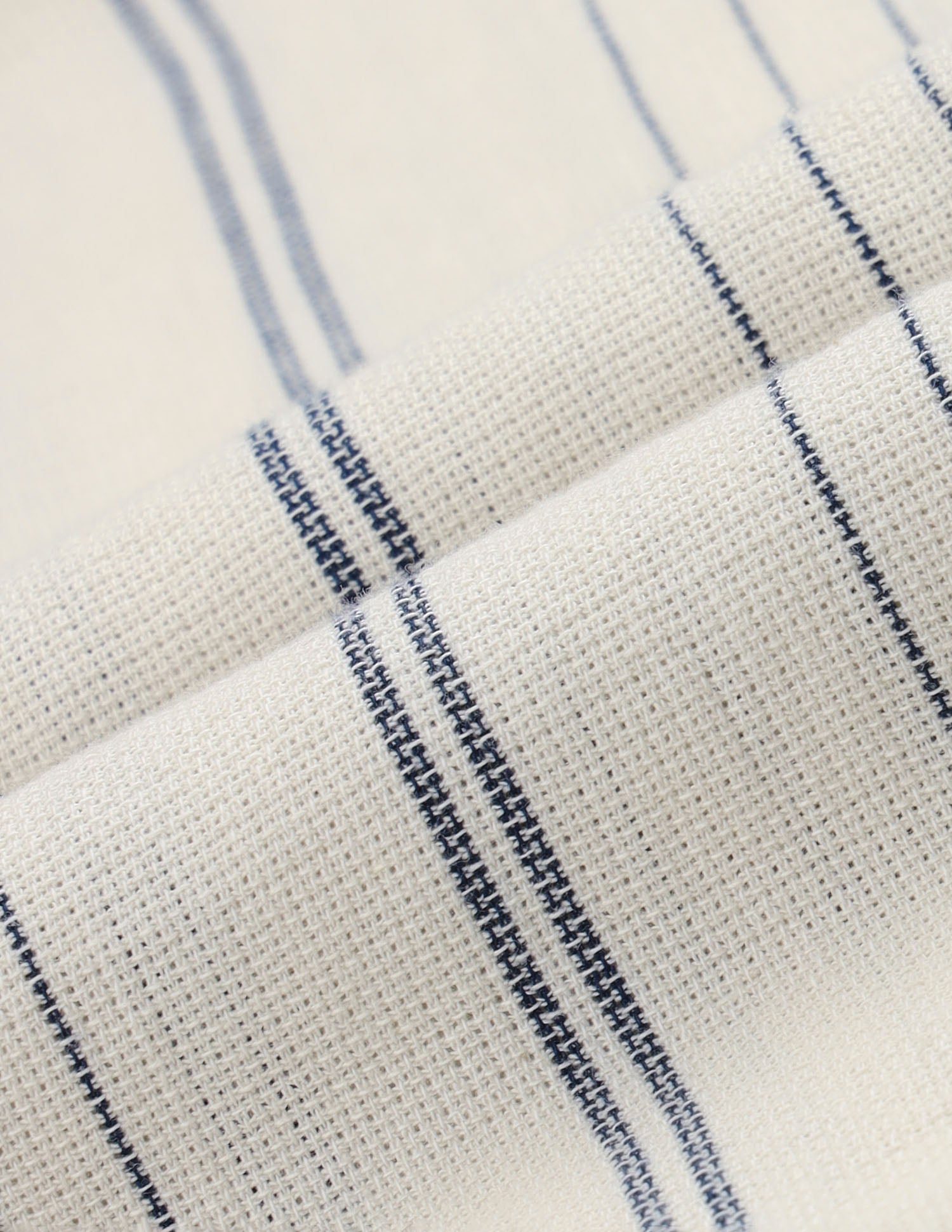 Vertical Striped Regular Fit Shirt Off White - U.S. Polo Assn. India | Large