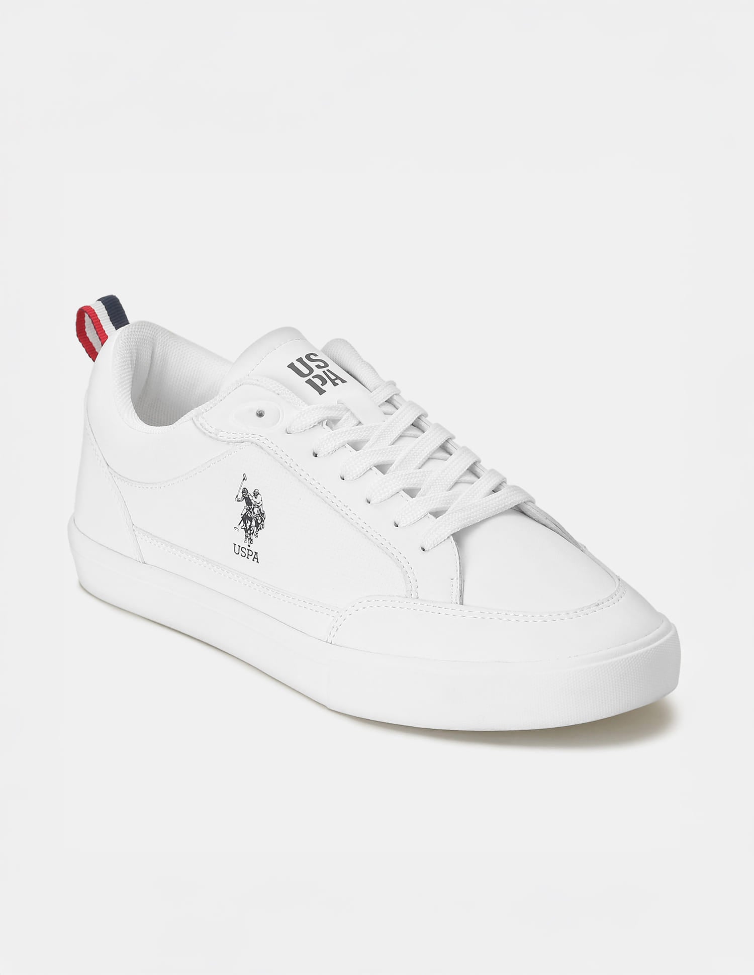 Men Round Toe Lucian Sneakers Off White - U.S. Polo Assn. India | Large