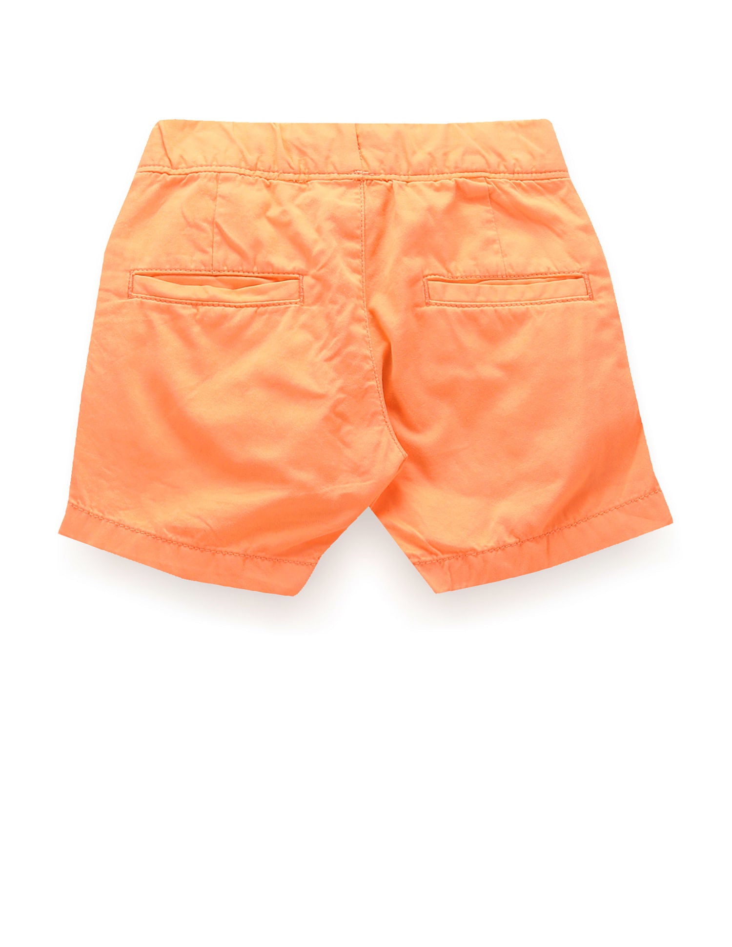 Boys Mid Rise Solid Shorts Orange - U.S. POLO ASSN. | Large