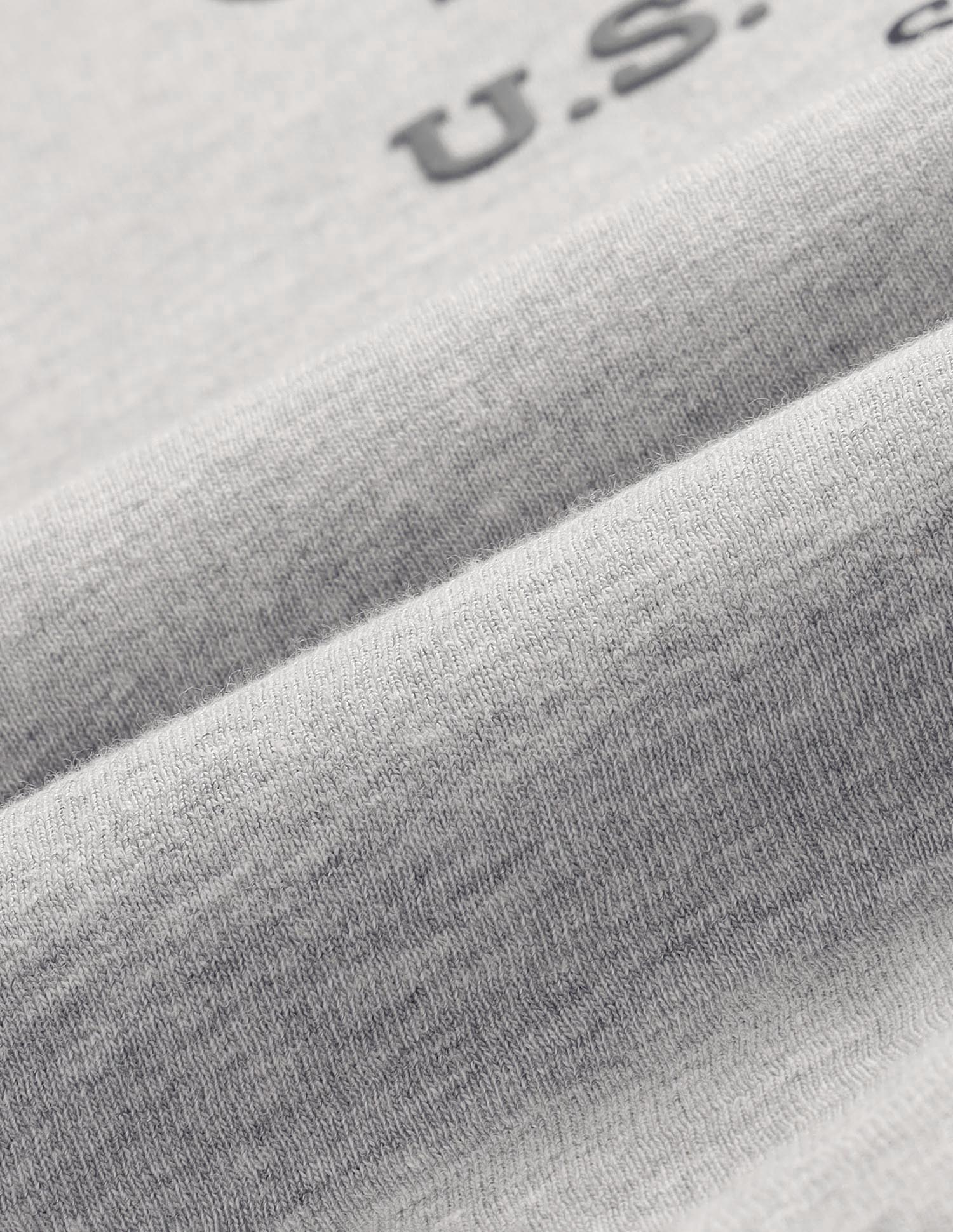 Brand Printed Regular Fit Sweatshirt Light Grey - U.S. POLO ASSN. | Large