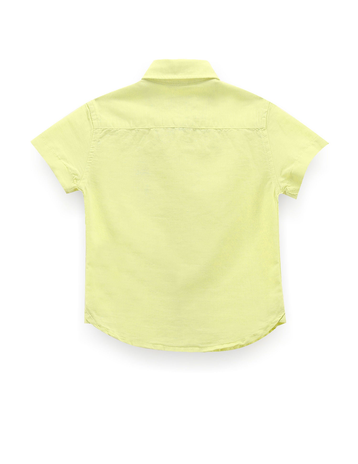 Boys Spread Collar Solid Shirt Green - U.S. Polo Assn. India | Large