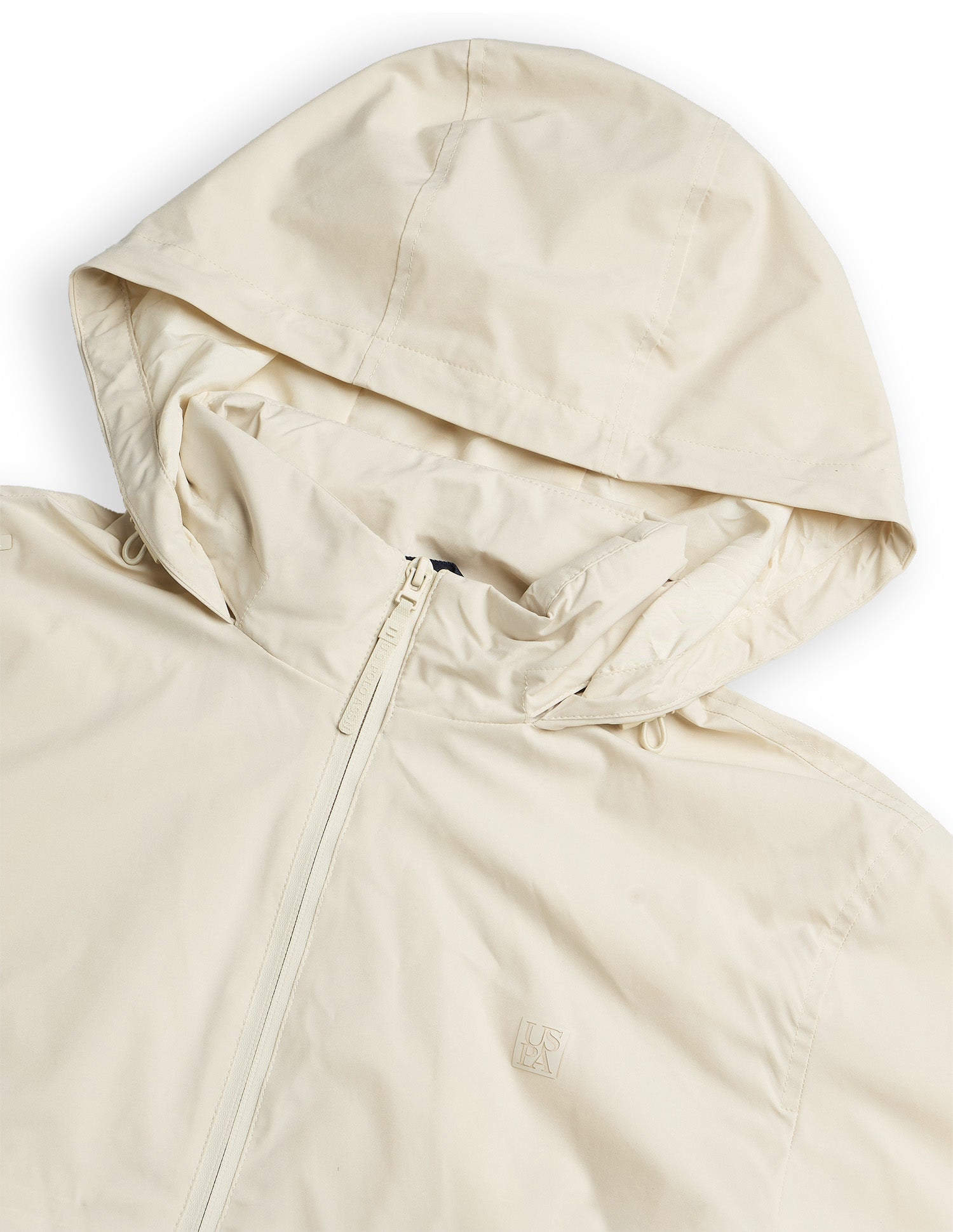 Solid Equestrian Aisle Theater Jacket Ecru - U.S. POLO ASSN. | Large