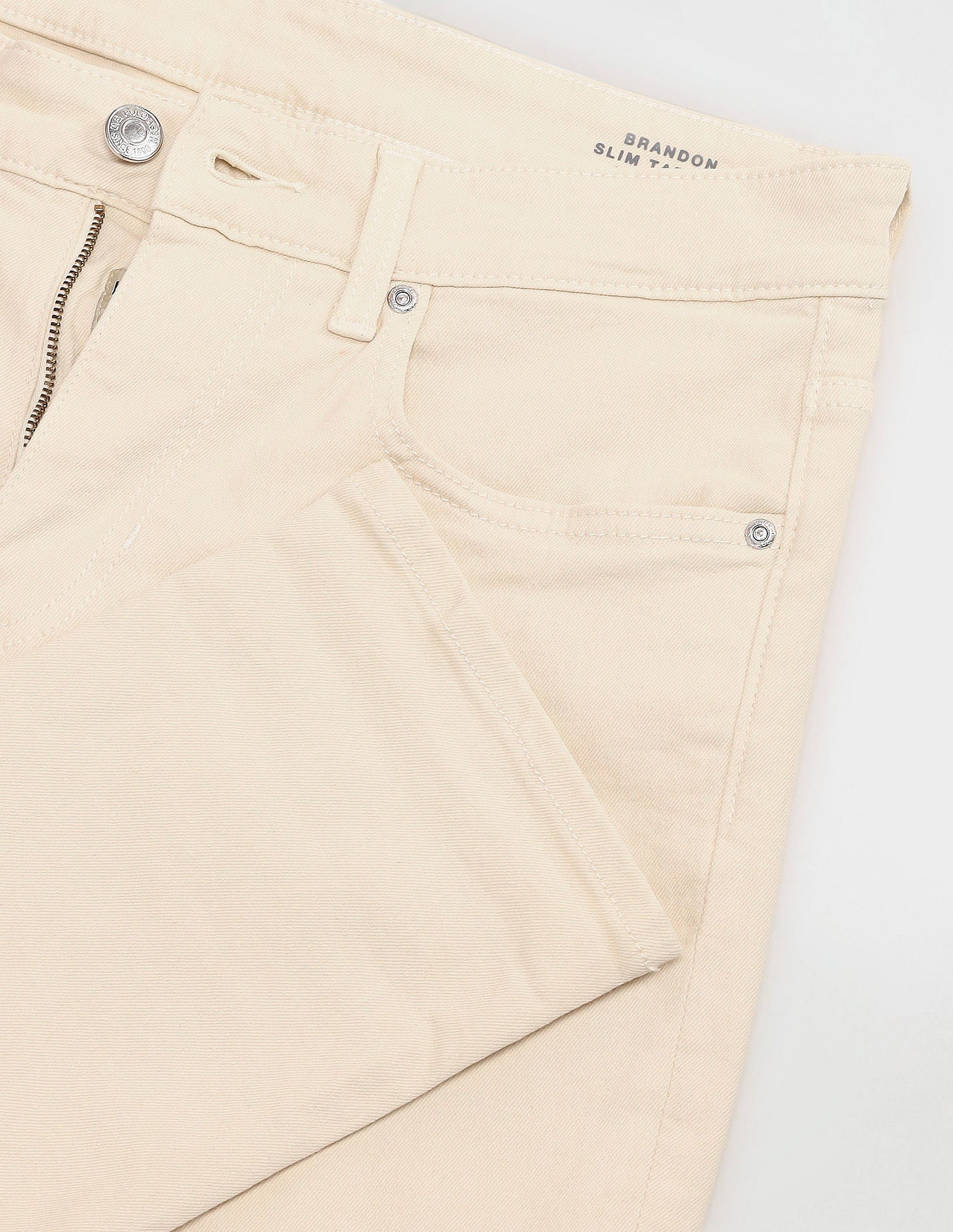 Brandon Slim tapered Fit Jeans Beige - U.S. POLO ASSN. | Large