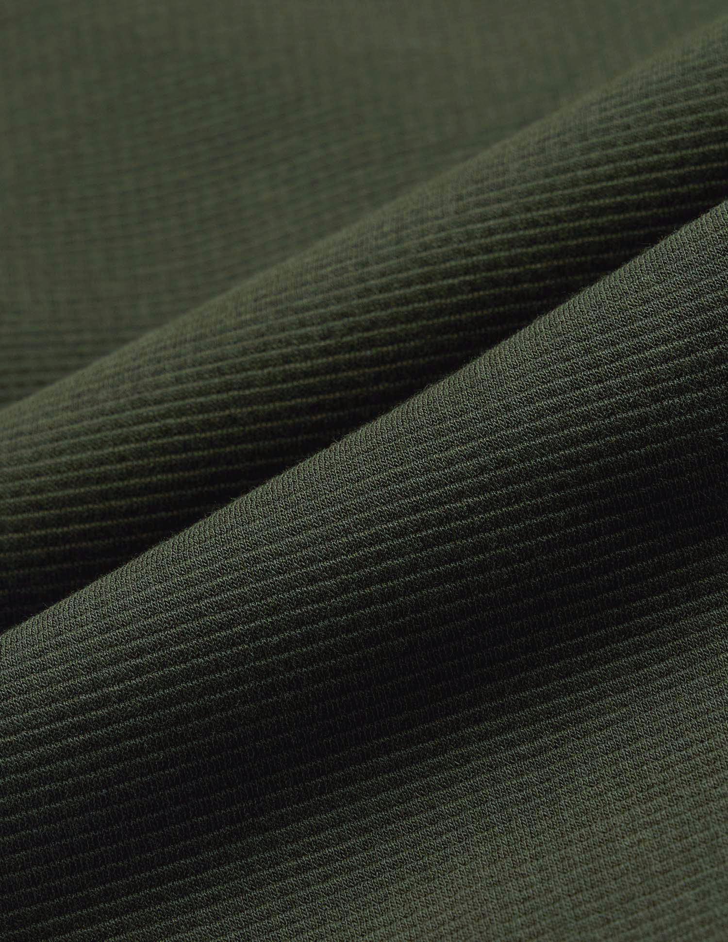 Equestrian Aisle Theater Textured Sweatshirt Olive - U.S. POLO ASSN. | Large