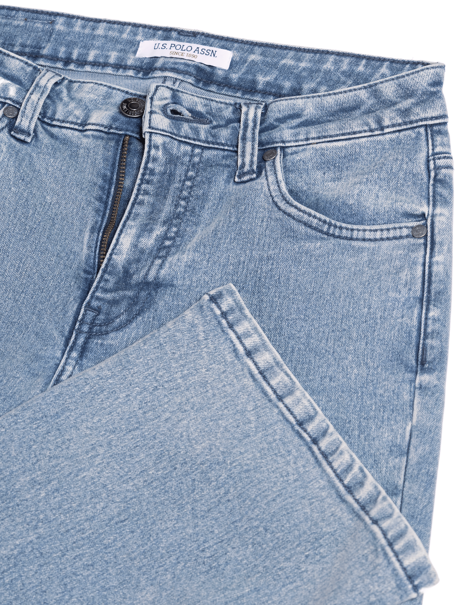 Mid Rise Regular Bootcut Jeans Blue - U.S. Polo Assn. India | Large