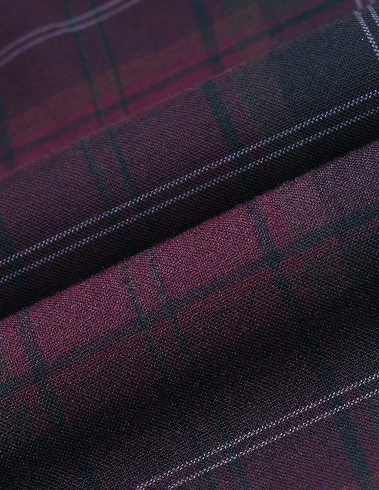 Plaid Checked Regular Fit Shirt Wine - U.S. Polo Assn. India | Large