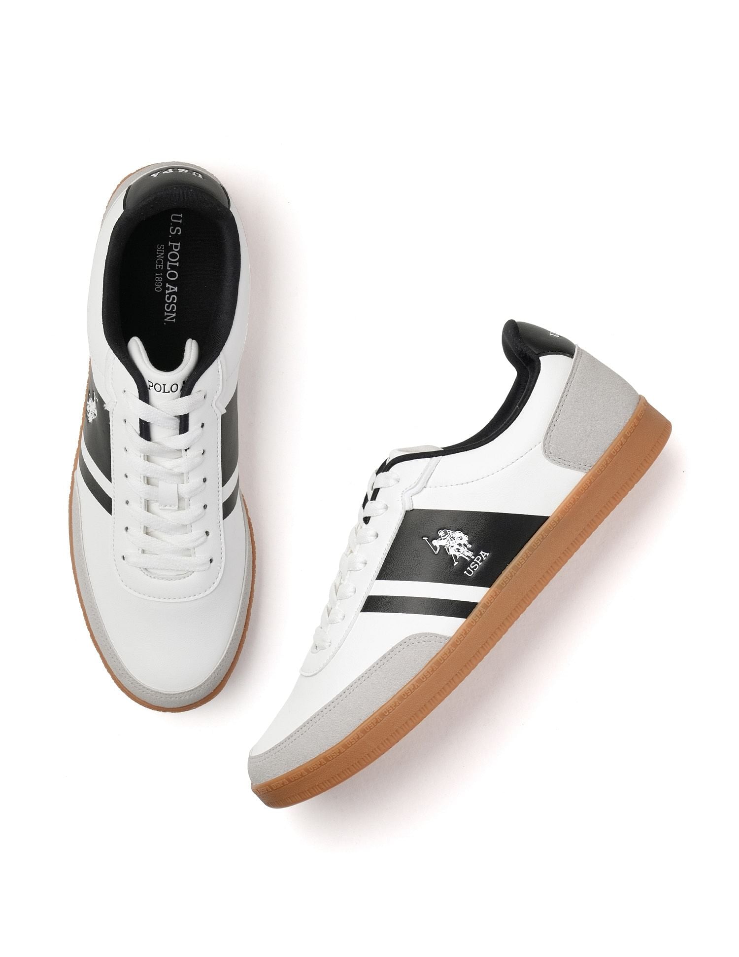 Men Hilton Colourblocked Sneakers White - U.S. POLO ASSN. | Large