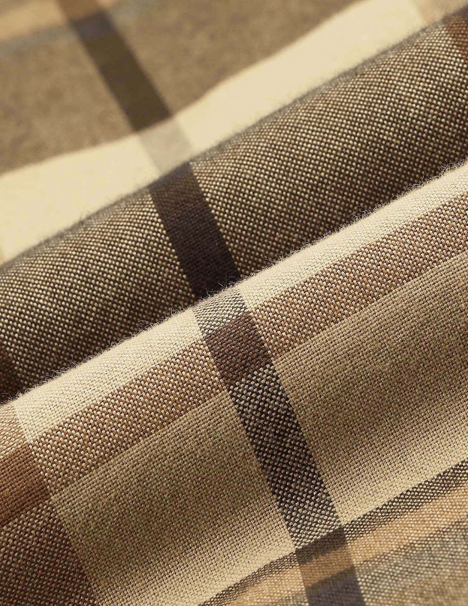 Tailored Fit Tartan Checked Shirt Light Brown - U.S. POLO ASSN. | Large