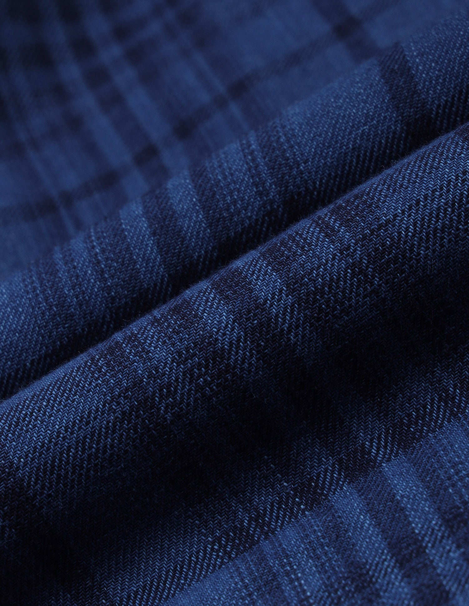 Twill Plaid Checked Shirt Dark Indigo - U.S. Polo Assn. India | Large