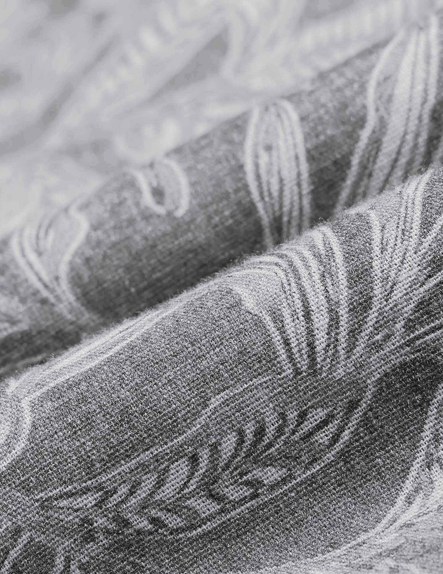 Tropical Printed Slim Fit Shirt Grey - U.S. POLO ASSN. | Large