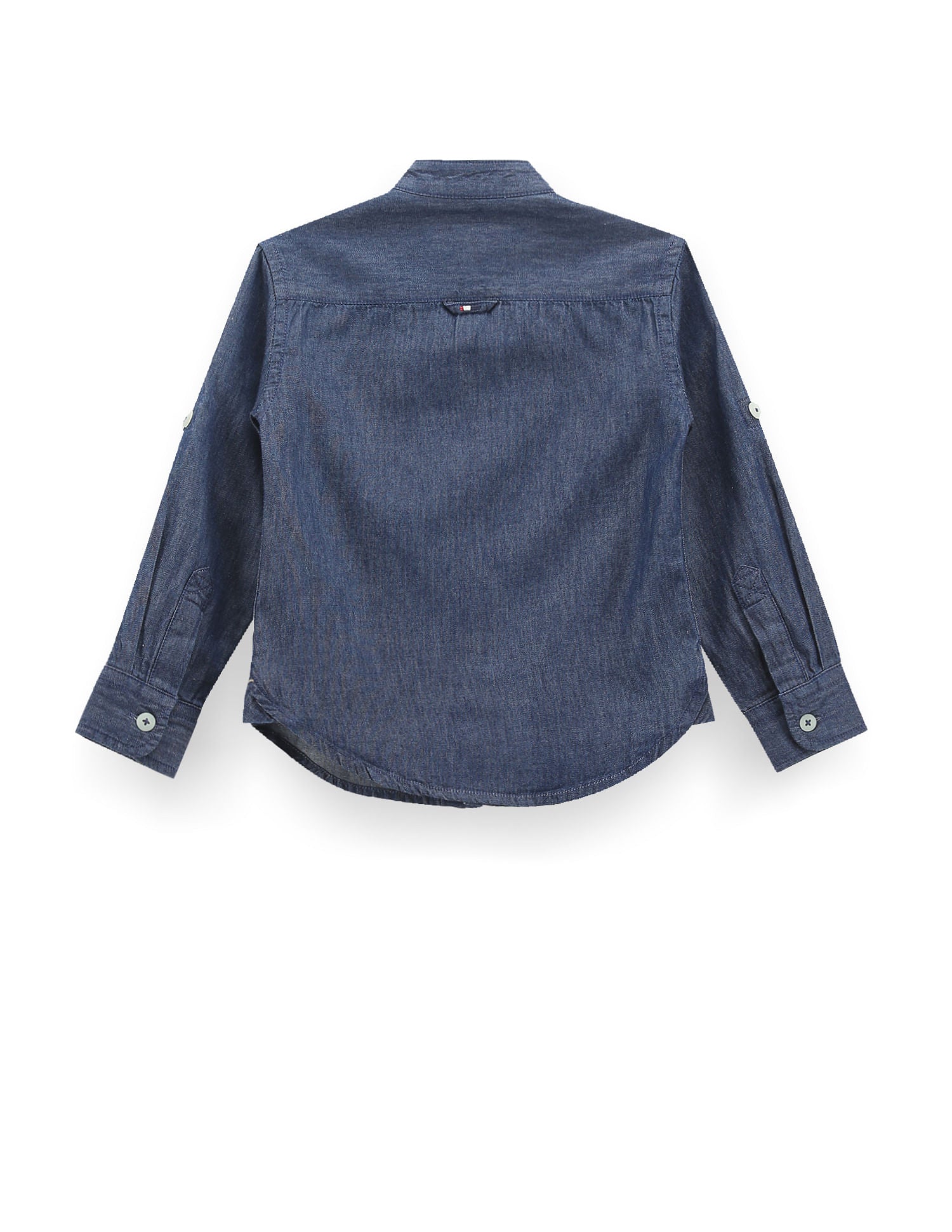 Boys Cotton Chambray Shirt Blue - U.S. POLO ASSN. | Large