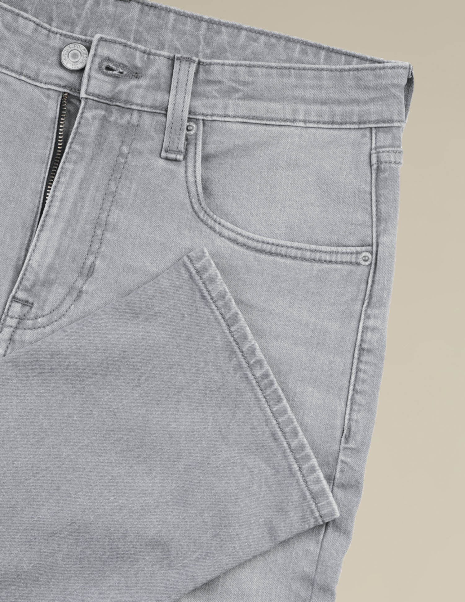 Harold Slim Straight Fit Grey Jeans Grey - U.S. POLO ASSN. | Large