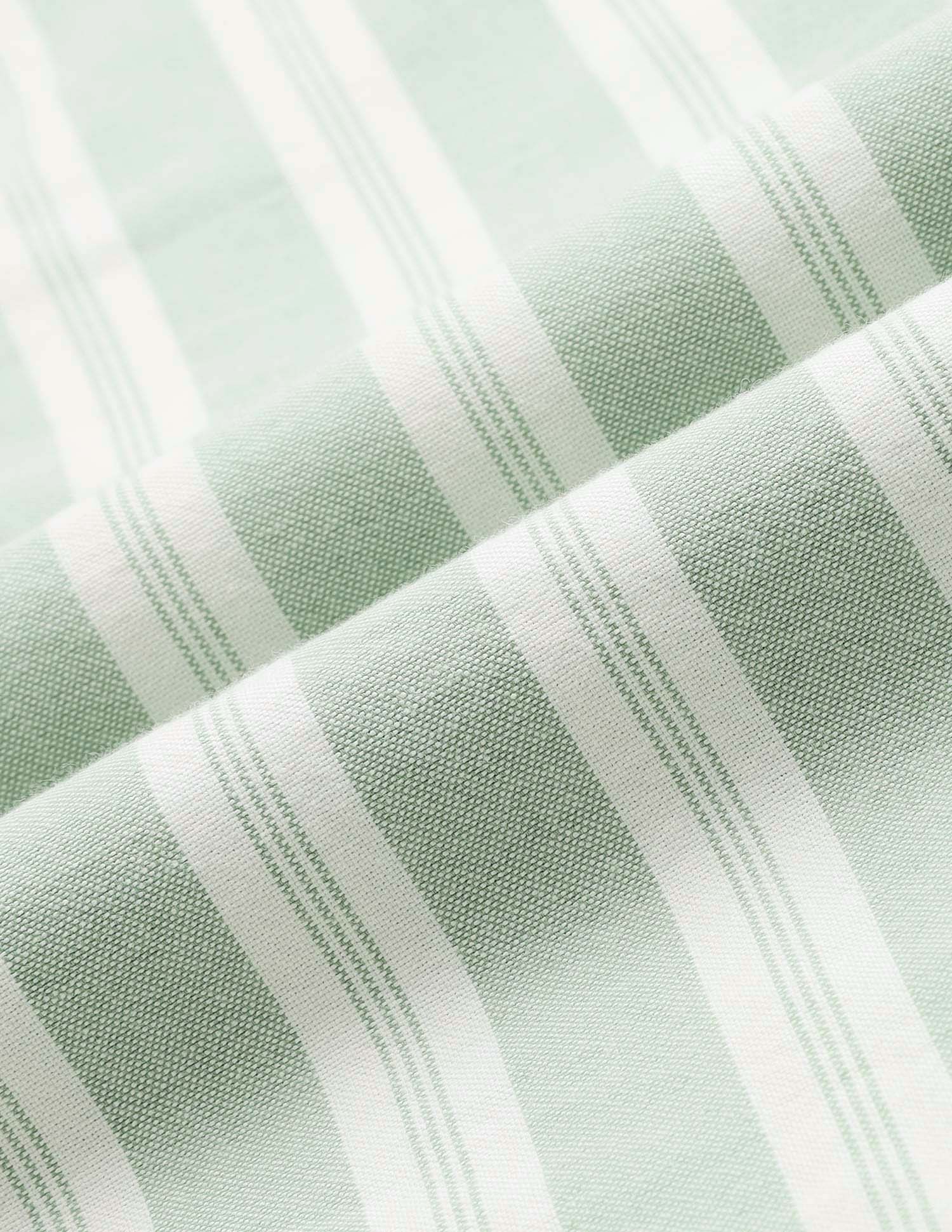 Vertical Striped Oxford Button-Down Shirt Green - U.S. Polo Assn. India | Large