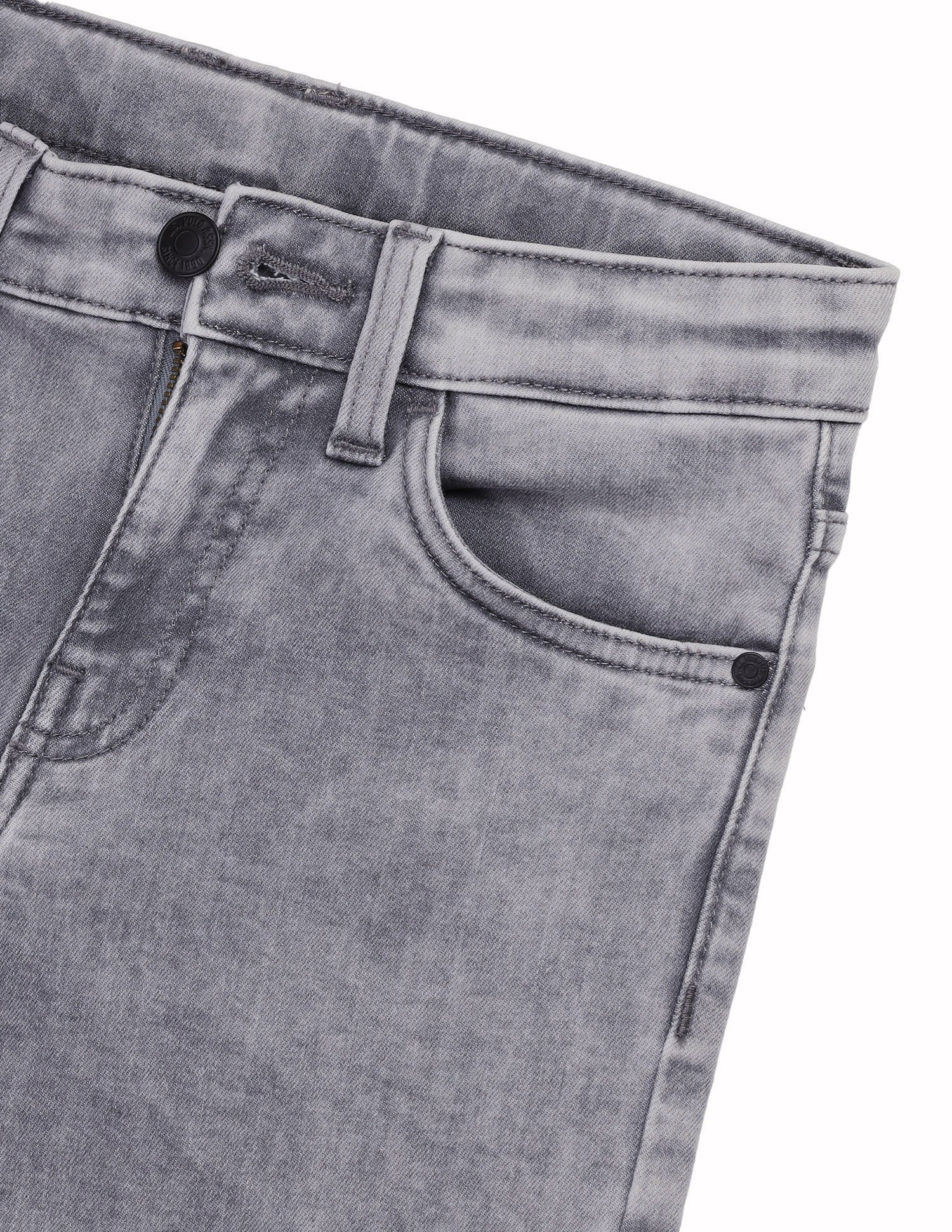 Mid Rise Slim Fit Jeans Grey - U.S. Polo Assn. India | Large
