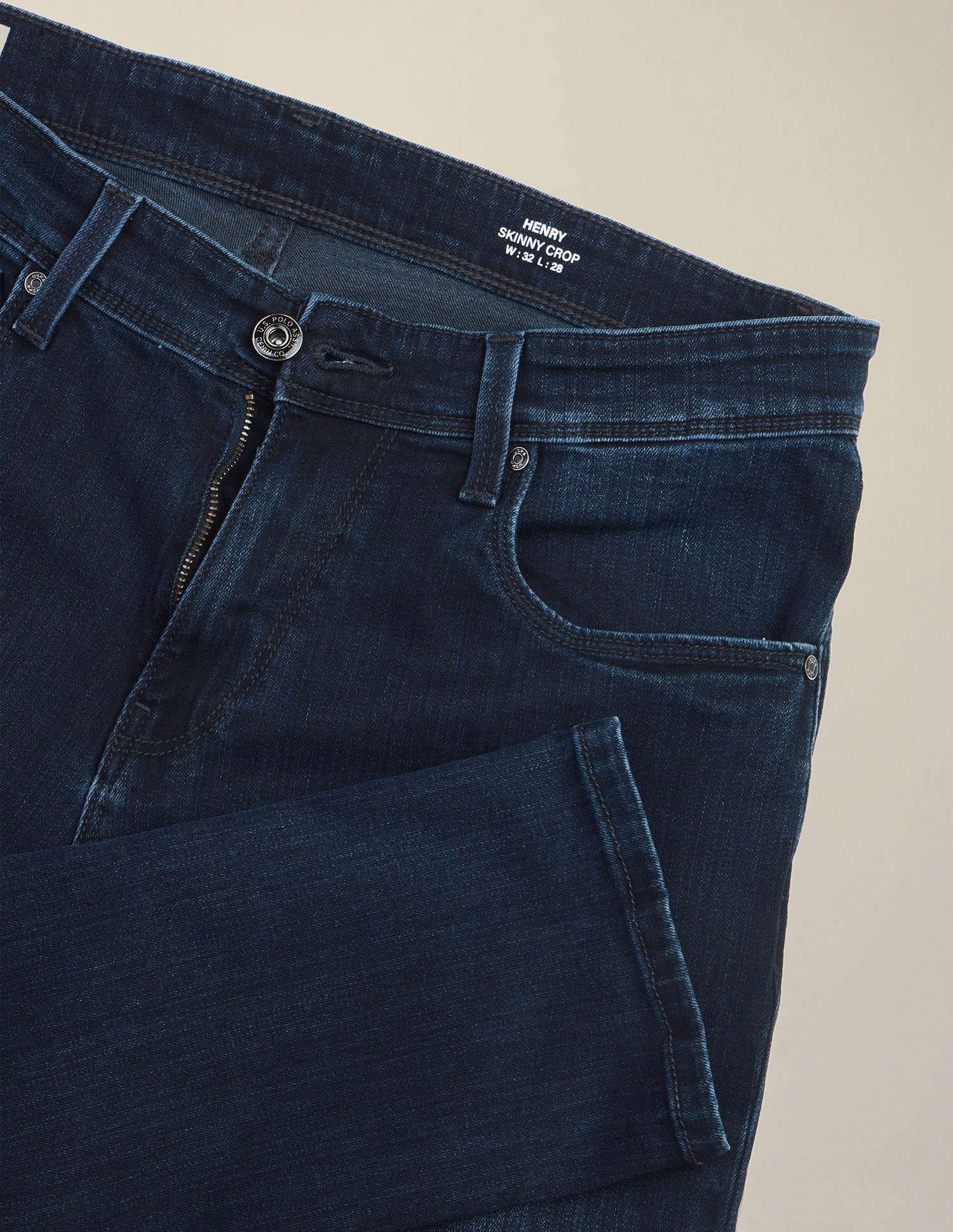 Henry Tapered Fit Blue Jeans Blue - U.S. Polo Assn. India | Large