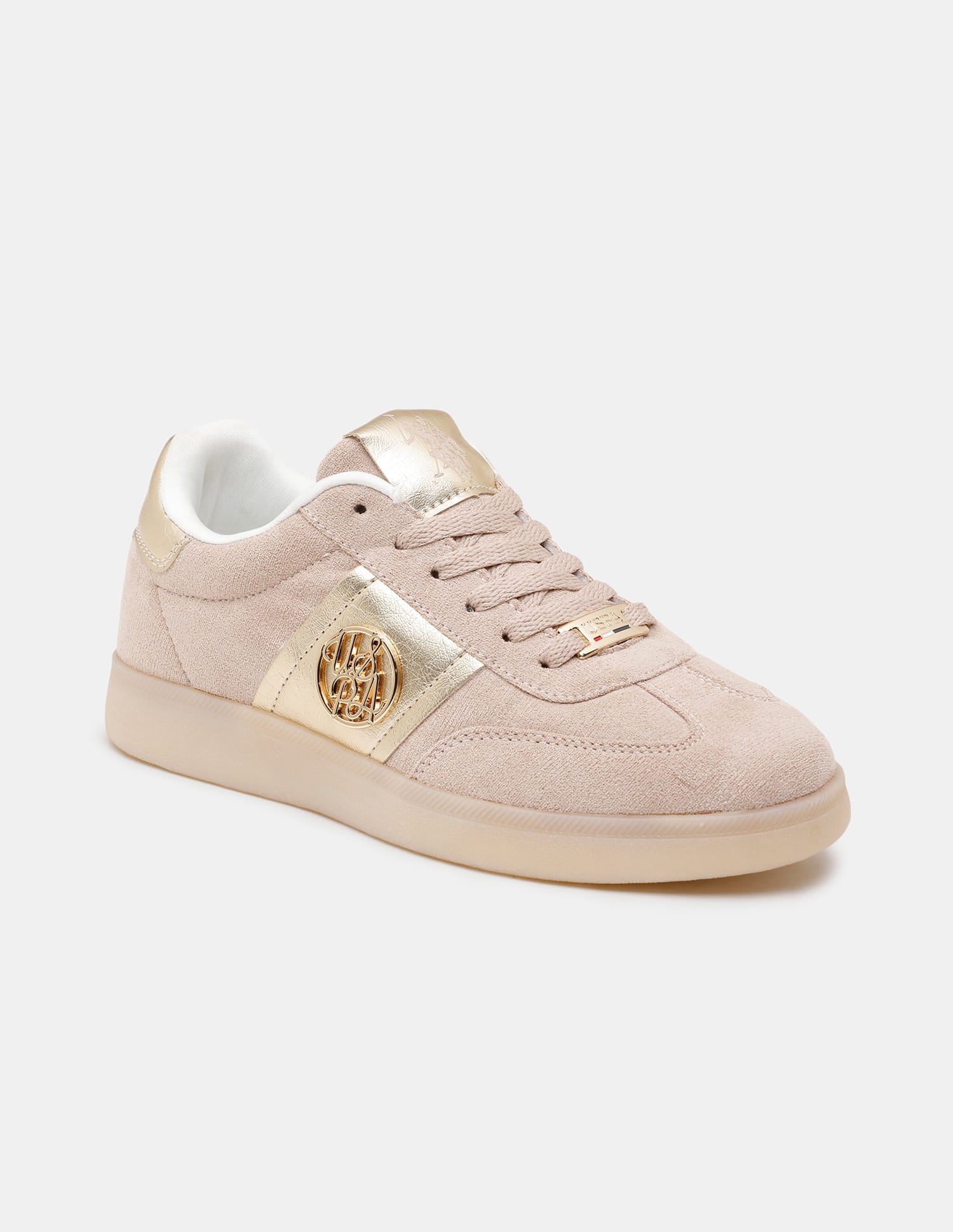 Mirae Lt. Pink Sneakers Shoes Light Pink - U.S. Polo Assn. India | Large