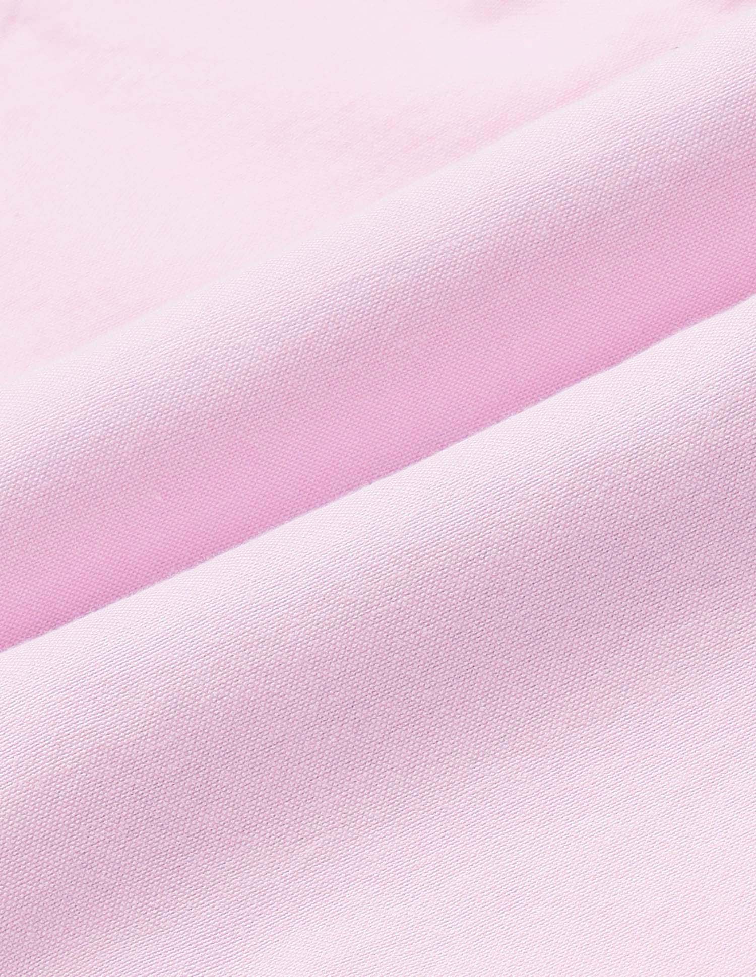 Button Down Collar Solid Casual Shirt Light. Pink - U.S. POLO ASSN. | Large