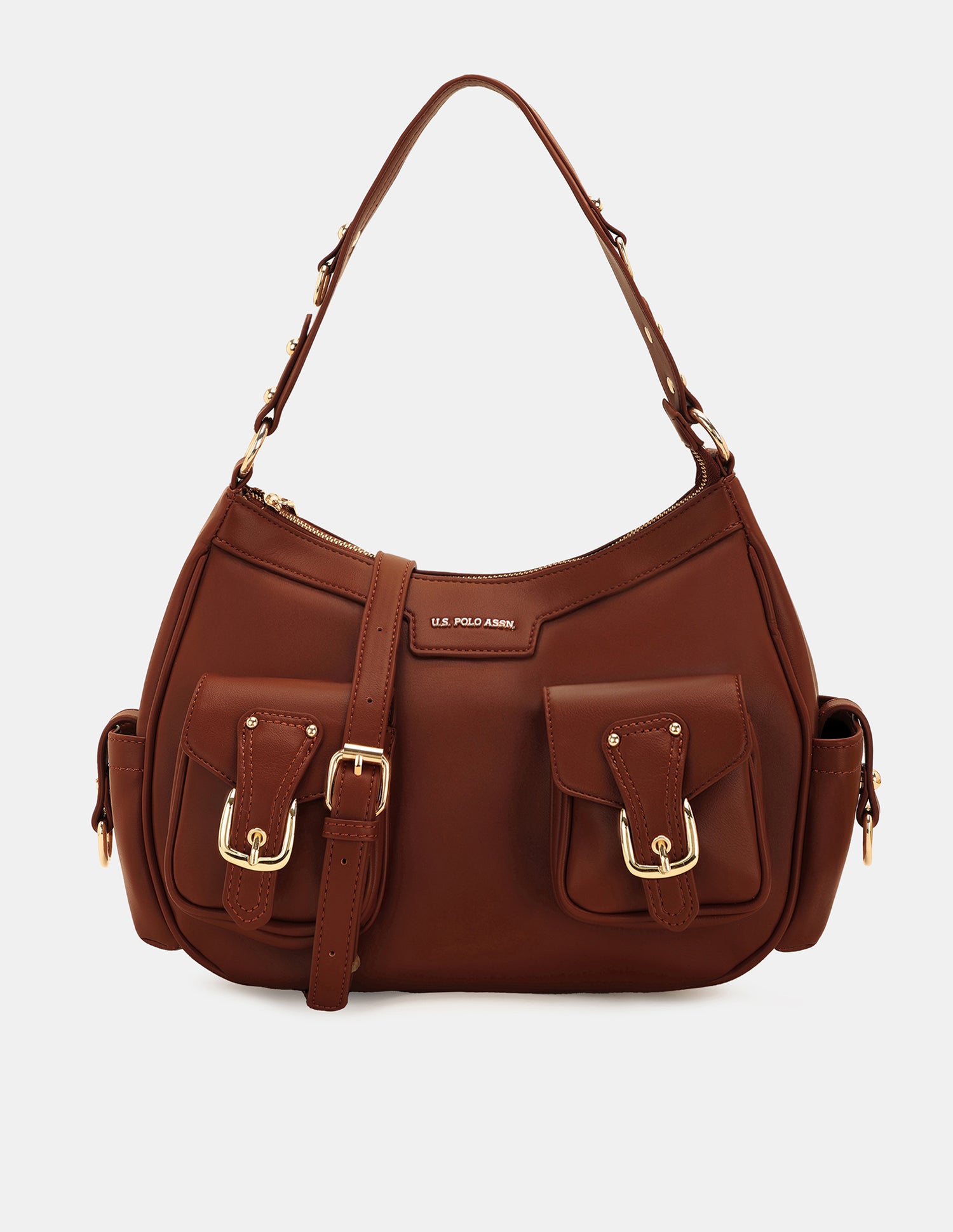 Women Alana Shoulder Bag Brown - U.S. POLO ASSN. | Large