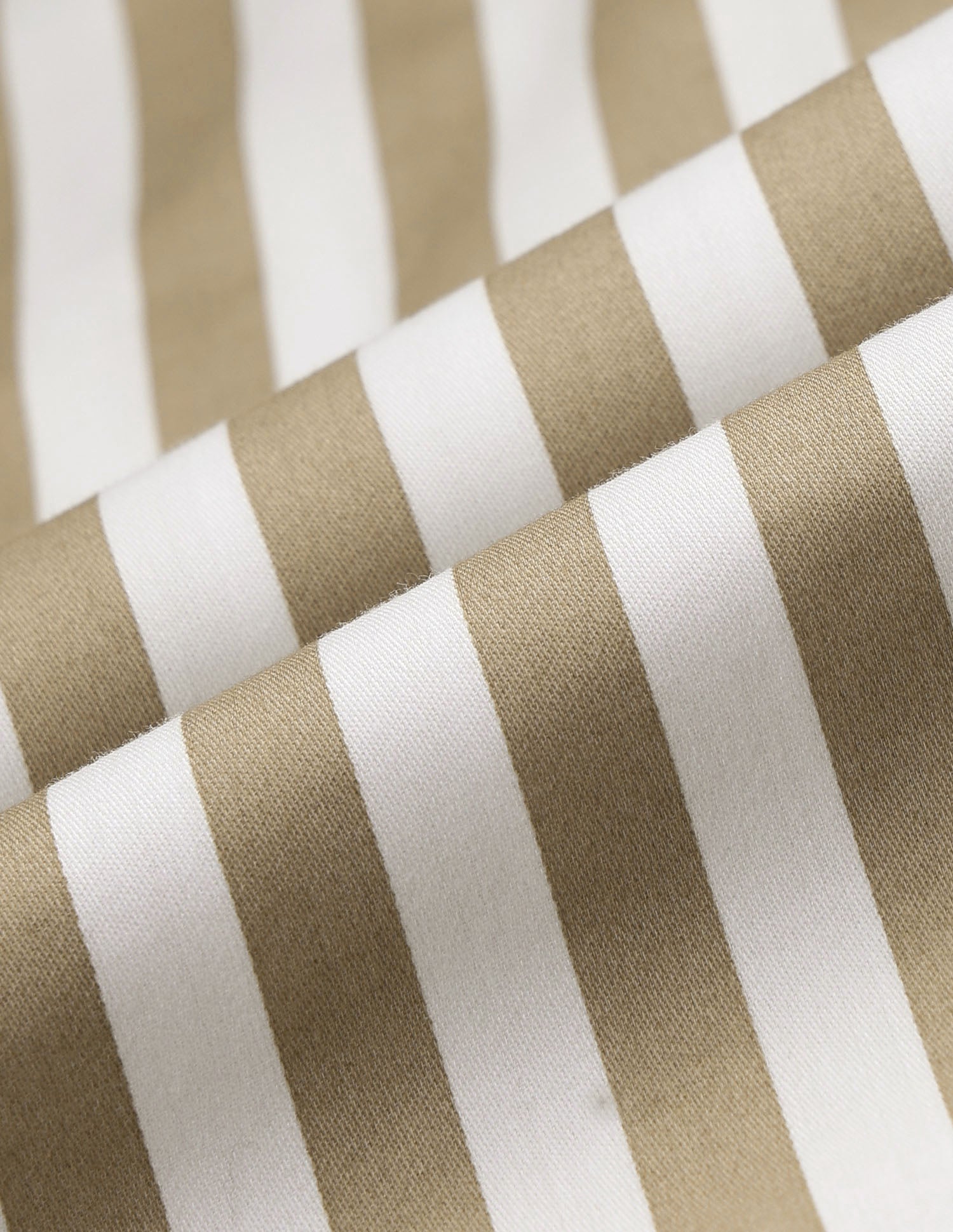 Satin Vertical Striped Shirt Beige - U.S. POLO ASSN. | Large