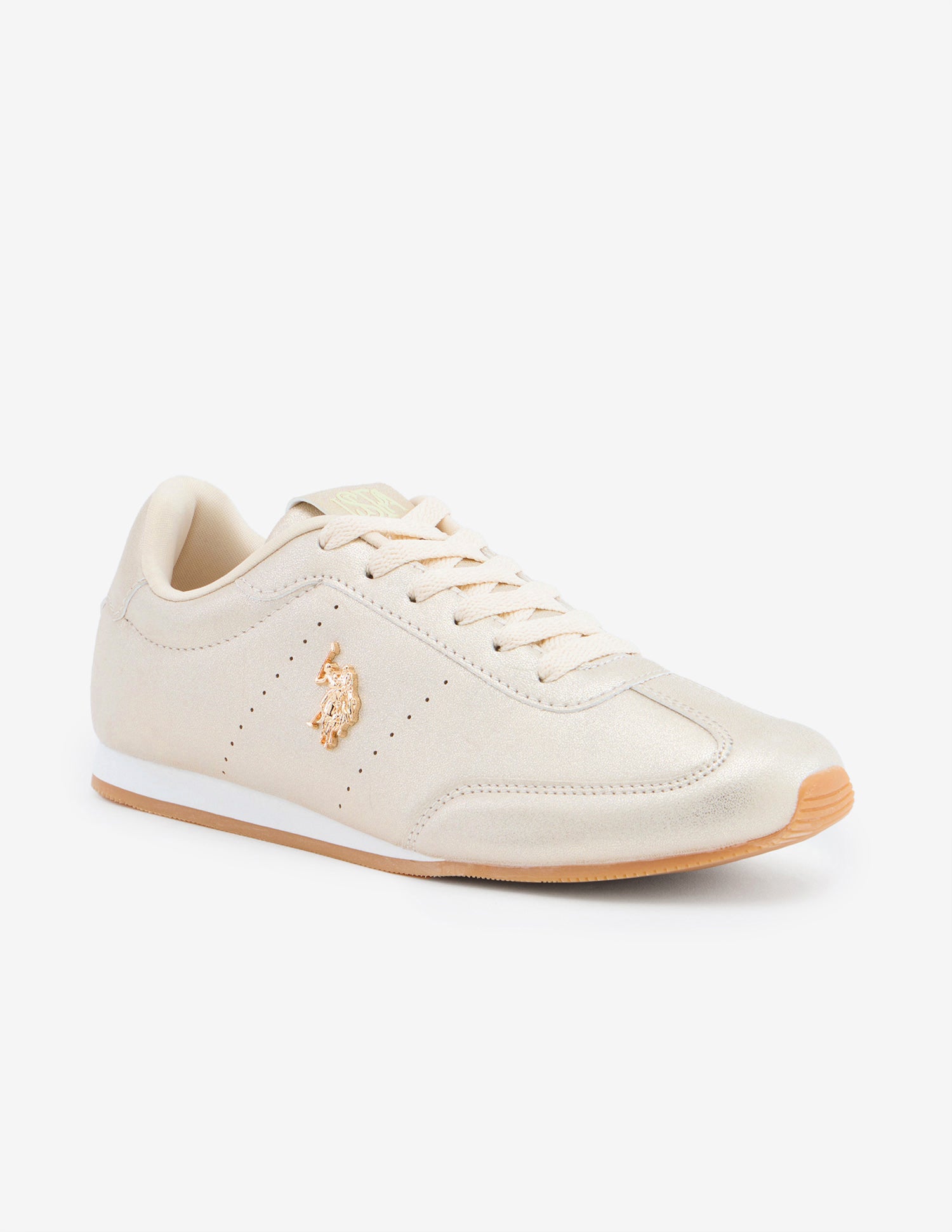 Amelise Lace-Ups Sneakers Gold - U.S. Polo Assn. India | Large