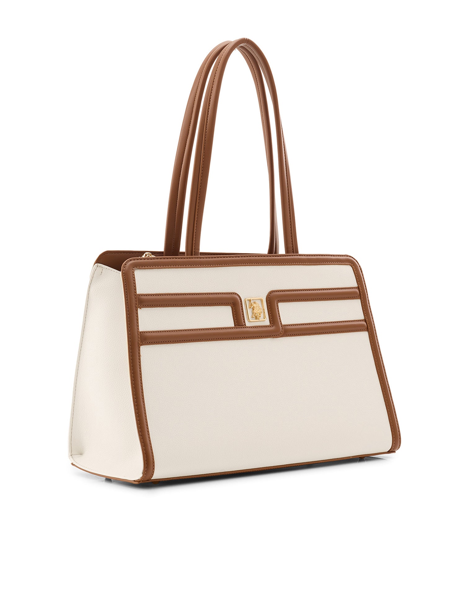 Carmen Satchel Bag Off White - U.S. Polo Assn. India | Large
