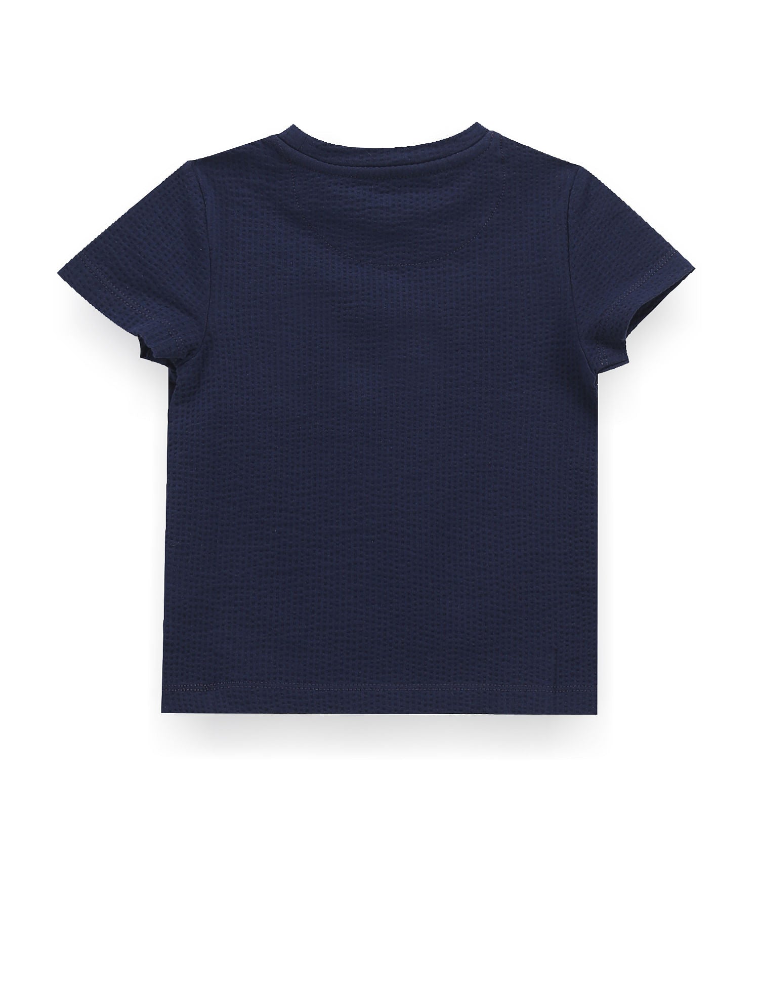 Boys Logo Textured T-Shirt Navy - U.S. POLO ASSN. | Large