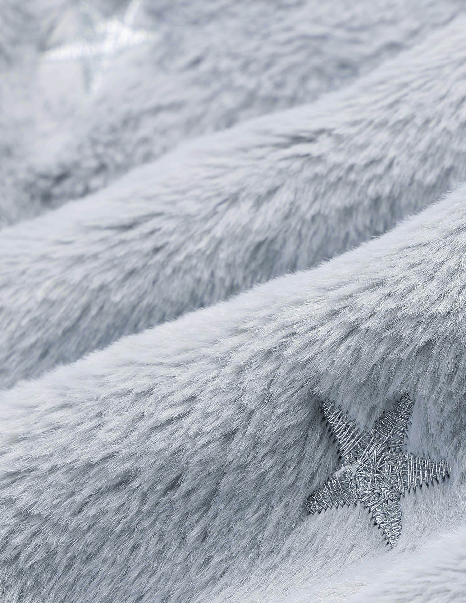 Girls Longline Fur Jacket Grey - U.S. POLO ASSN. | Large