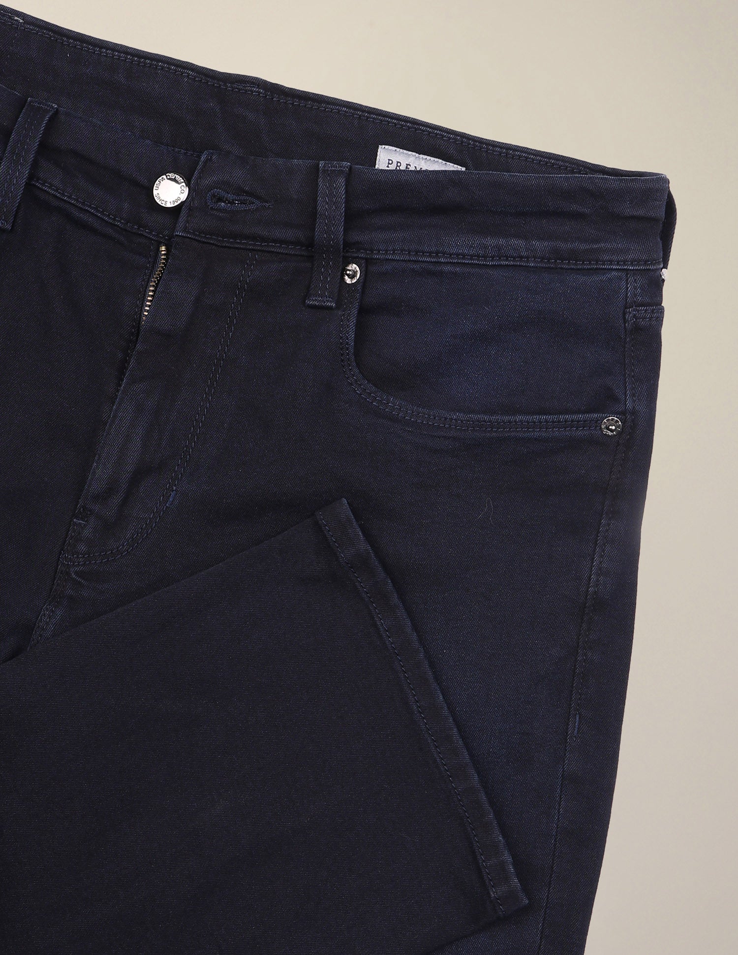 Harold Slim Straight Fit Blue Jeans Dark Blue - U.S. Polo Assn. India | Large