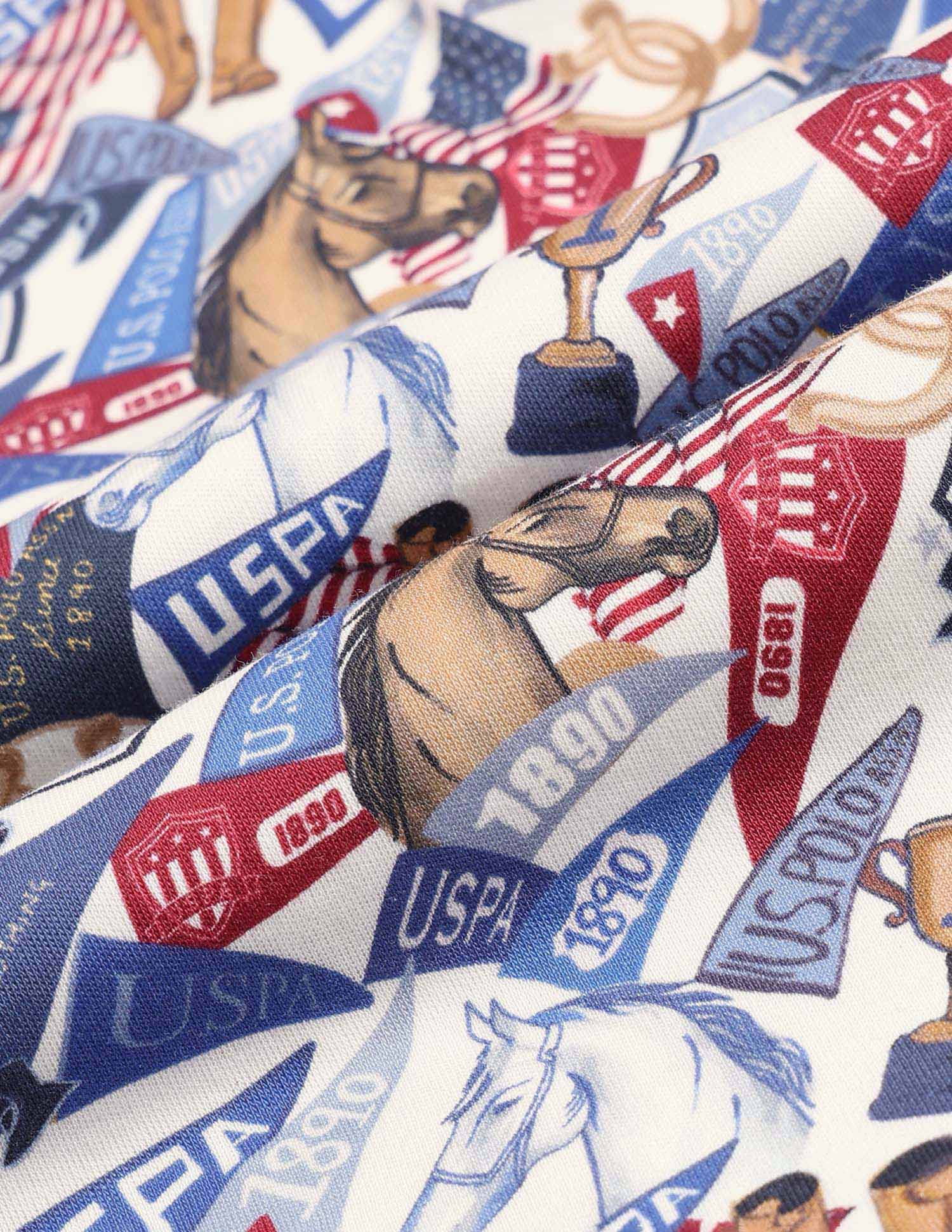 Boys Graphic Regular Fit Polo Shirt White - U.S. POLO ASSN. | Large