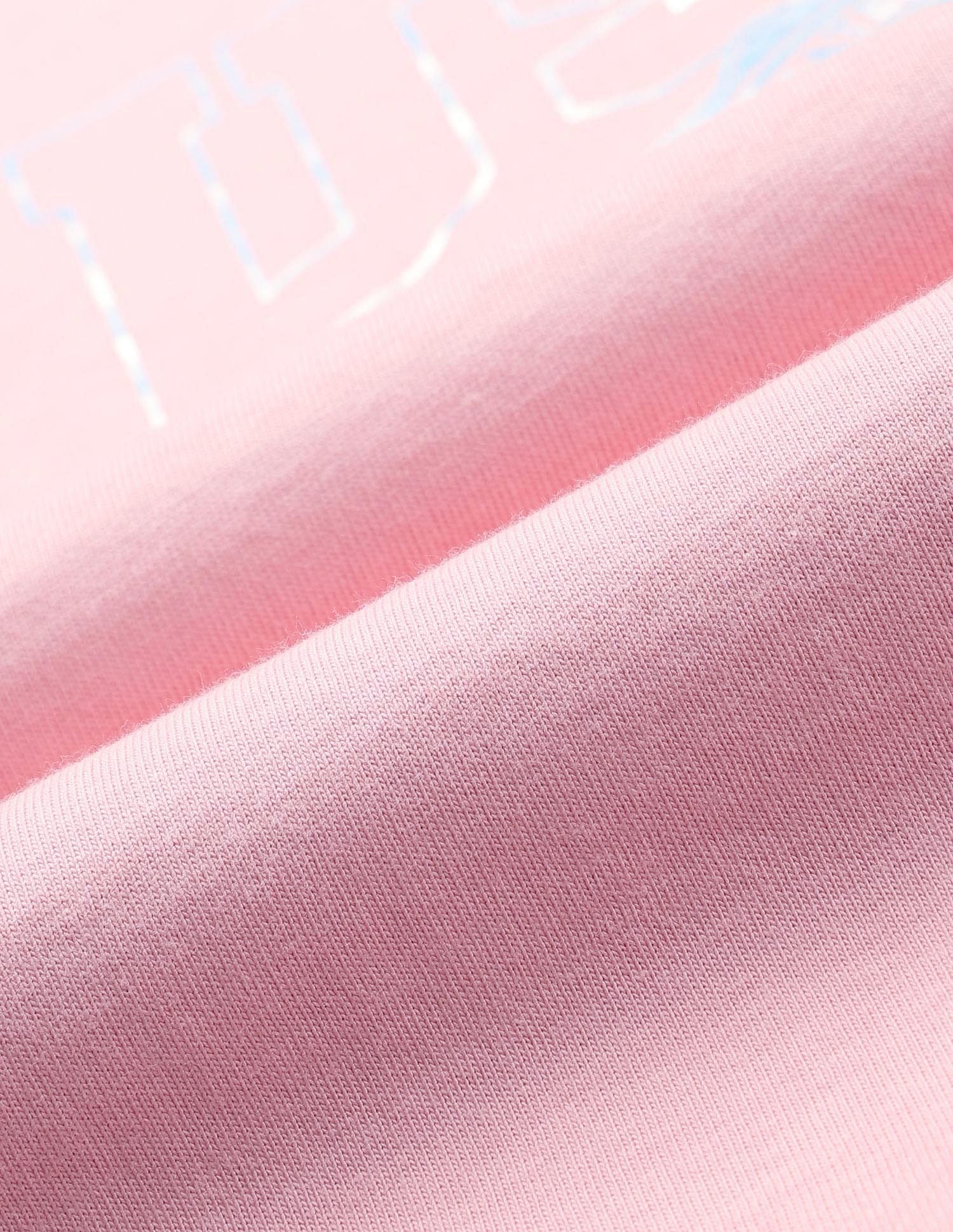 Girls Foil Print Relaxed Fit T-Shirt Pink - U.S. POLO ASSN. | Large