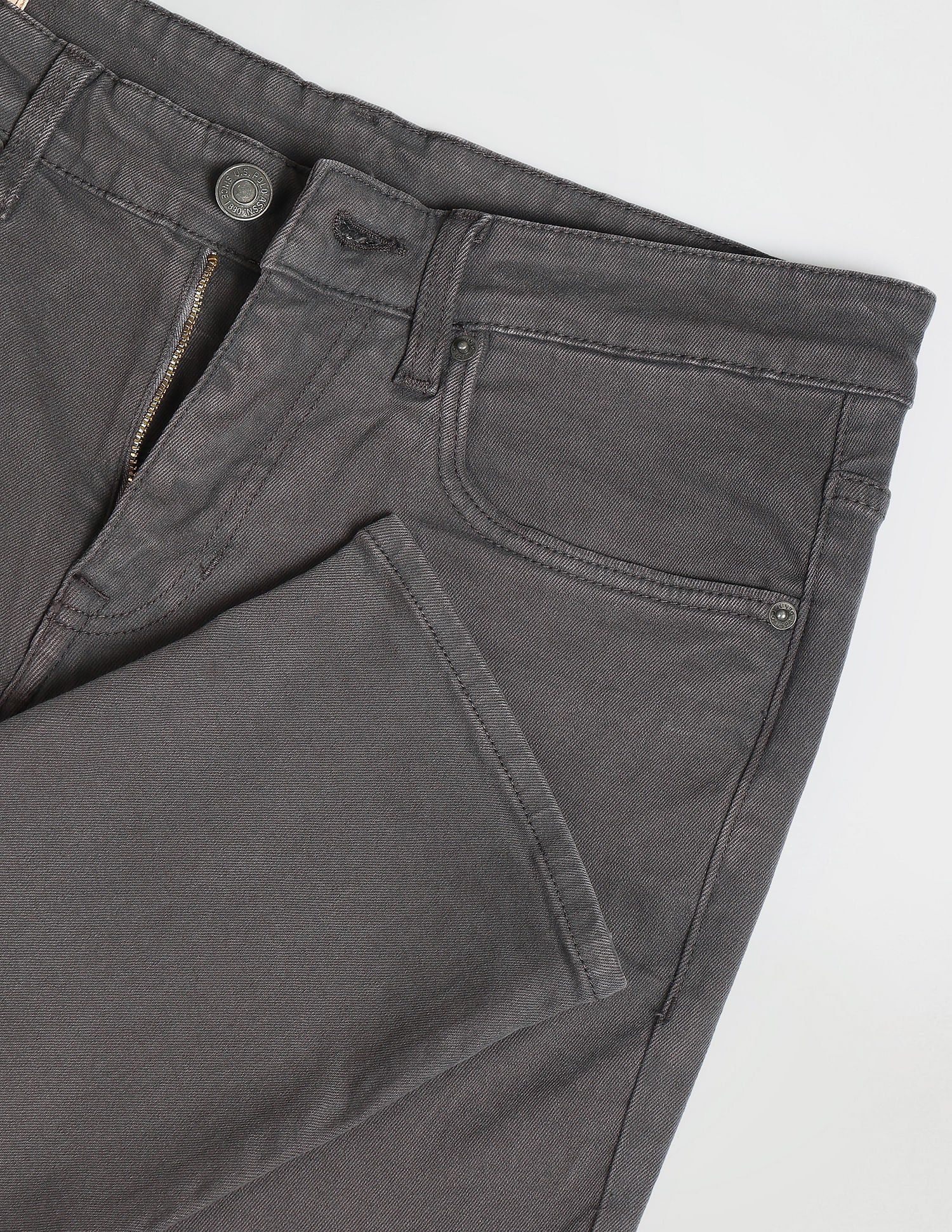 Brandon Slim Tapered Fit Grey Jeans Grey - U.S. POLO ASSN. | Large