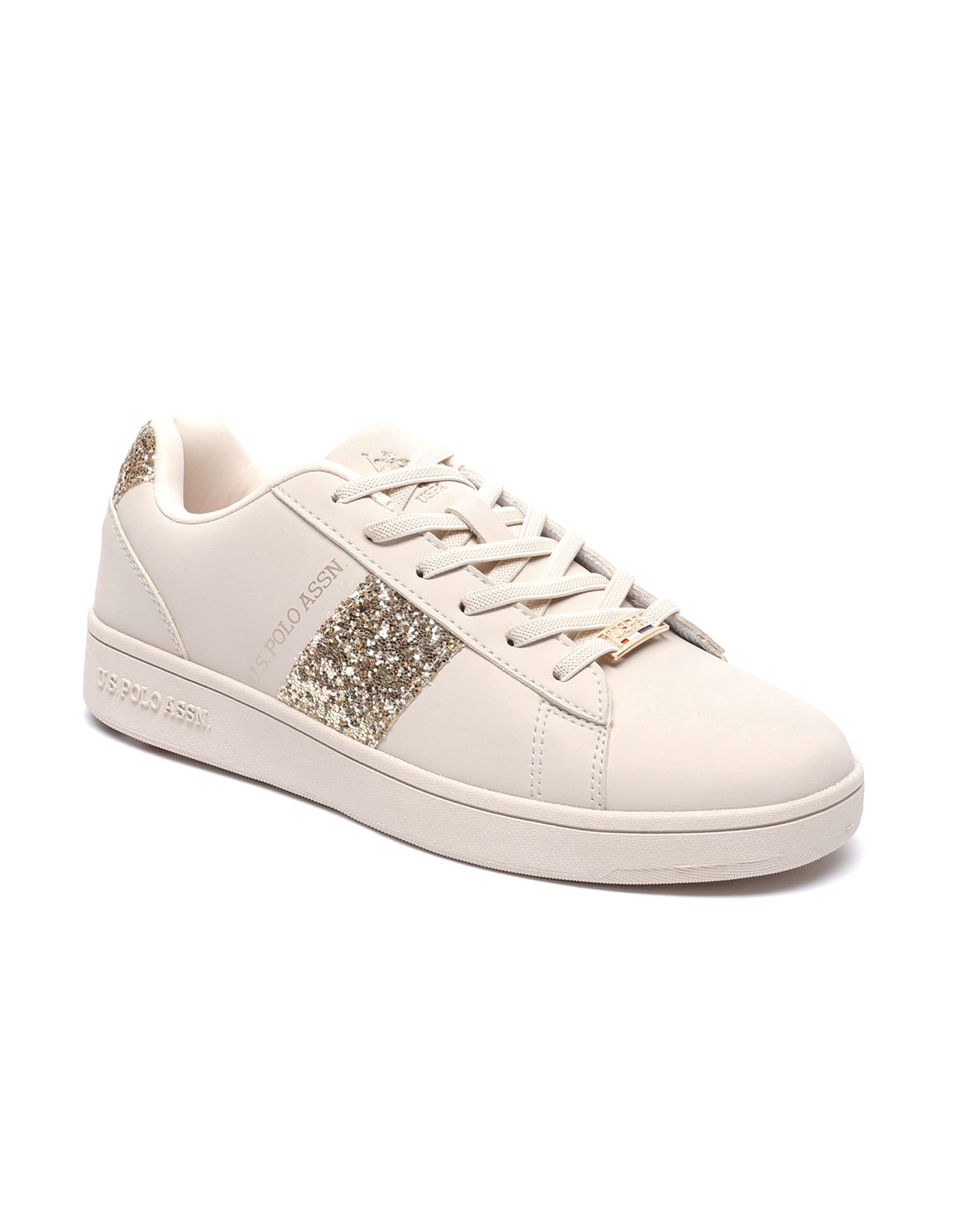 Women Glitter Kate 2.0 Sneakers Nude - U.S. Polo Assn. India | Large