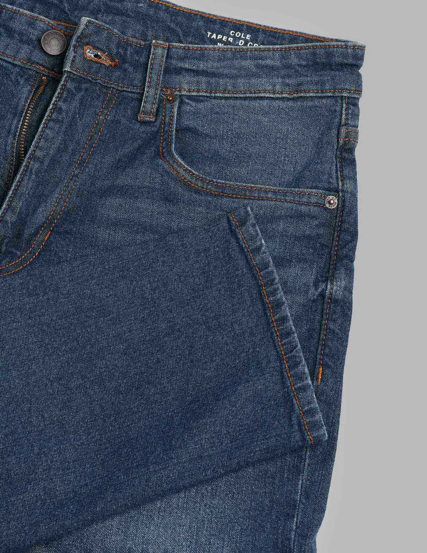 Cole Comfort Cropped Fit Blue Jeans Blue - U.S. POLO ASSN. | Large