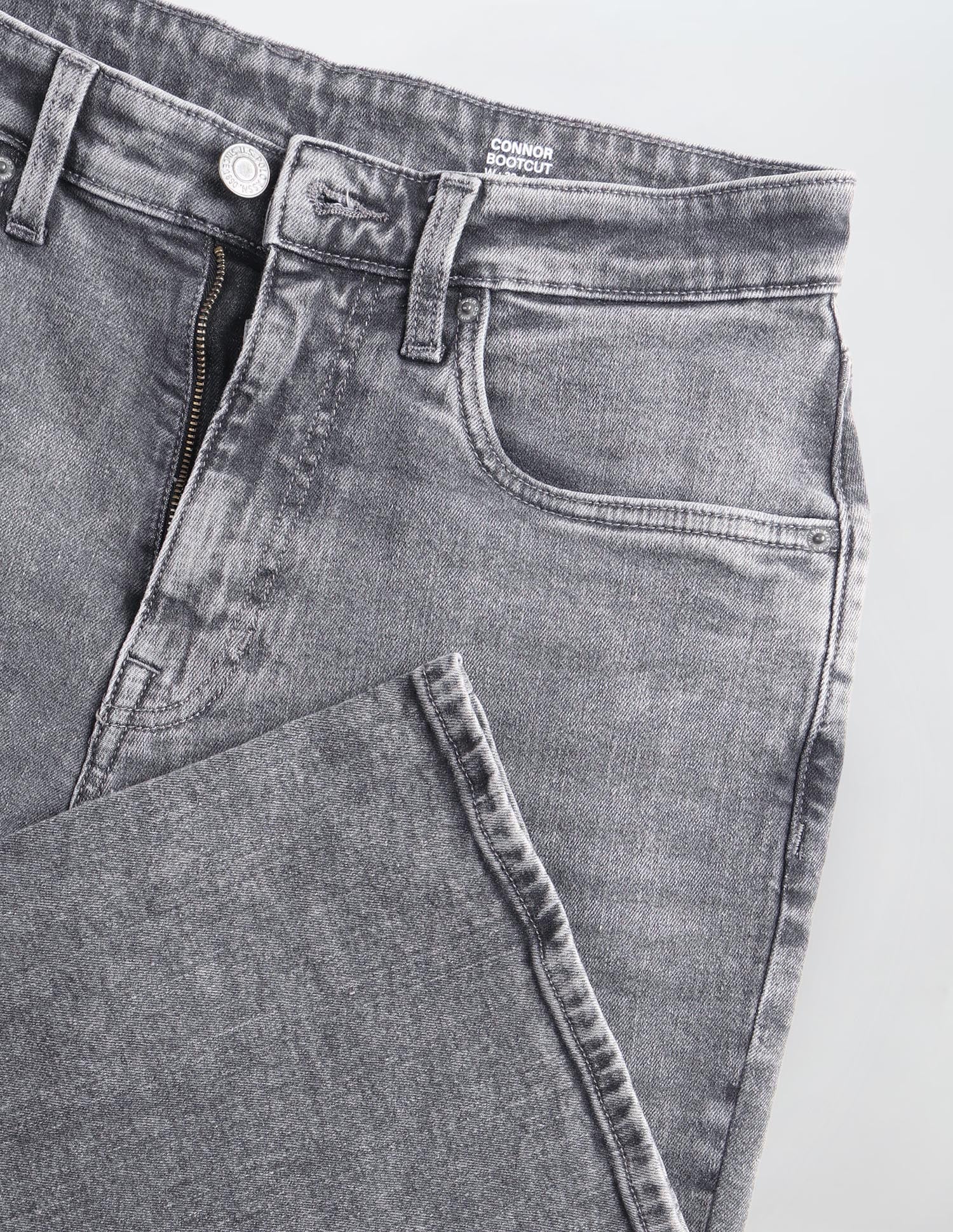 Connor Bootcut Fit Grey Jeans Grey - U.S. Polo Assn. India | Large