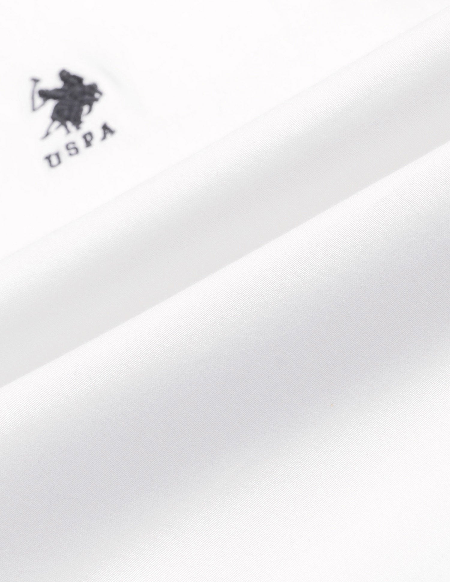 Boys Poplin Bow Tie Shirt White - U.S. POLO ASSN. | Large