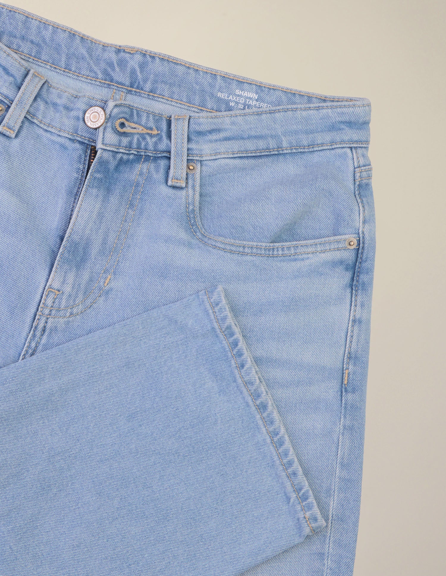 Cole Comfort Cropped Fit Blue Jeans Blue - U.S. Polo Assn. India | Large