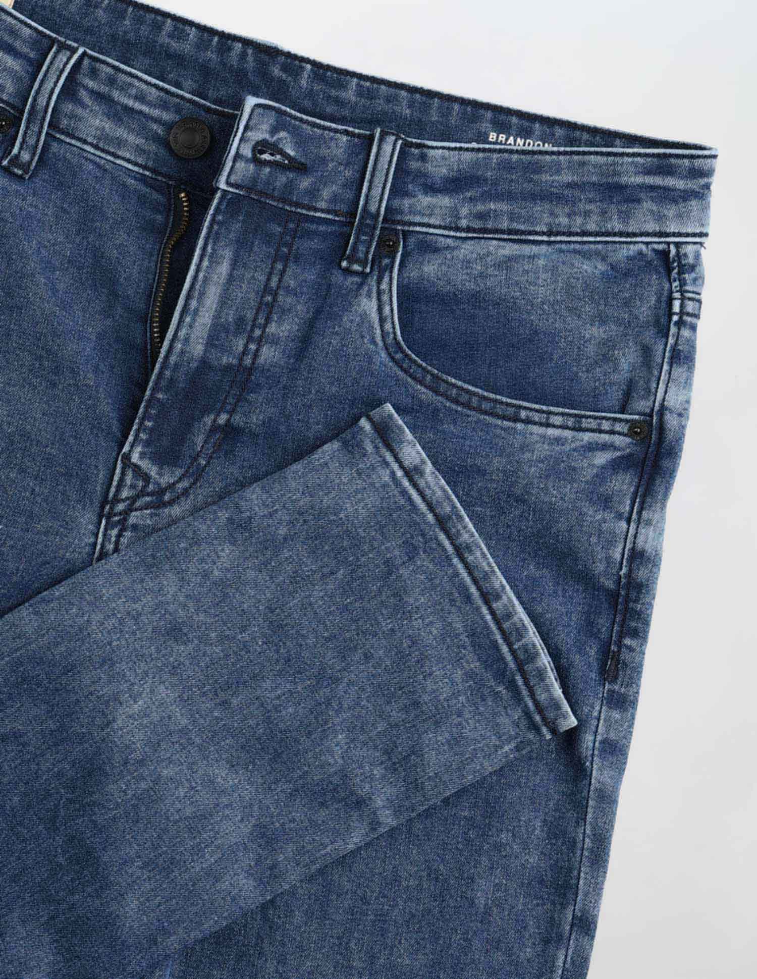 Brandon Slim Tapered Fit Blue Jeans Indigo - U.S. POLO ASSN. | Large