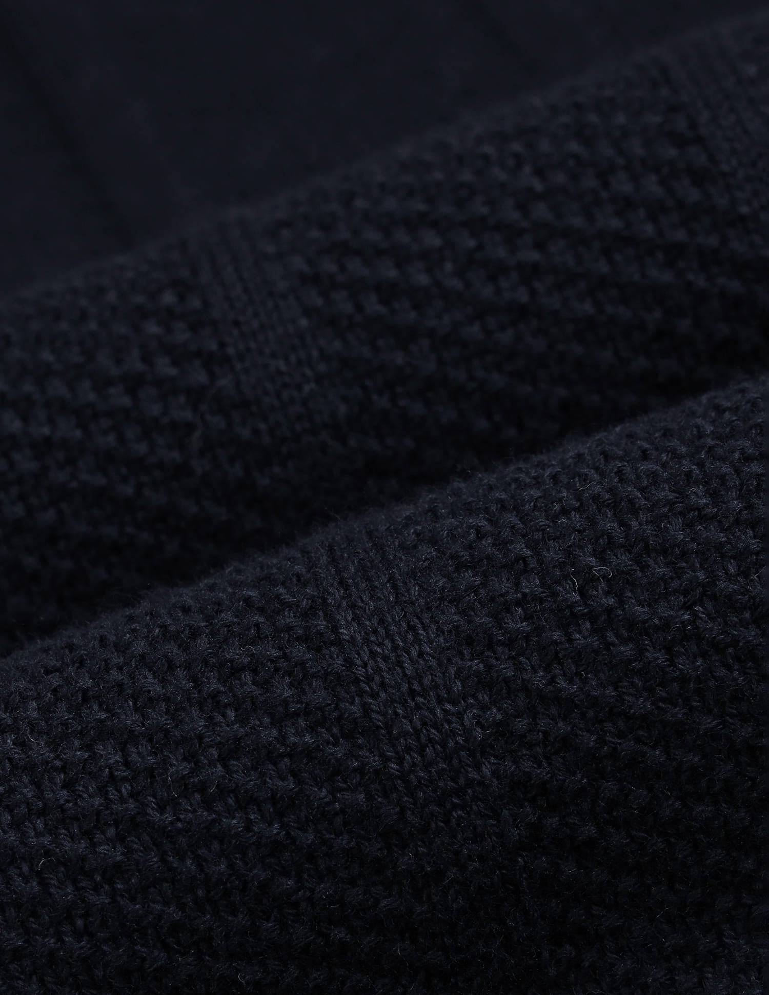 Polo Neck Textured Sweater Blue - U.S. Polo Assn. India | Large
