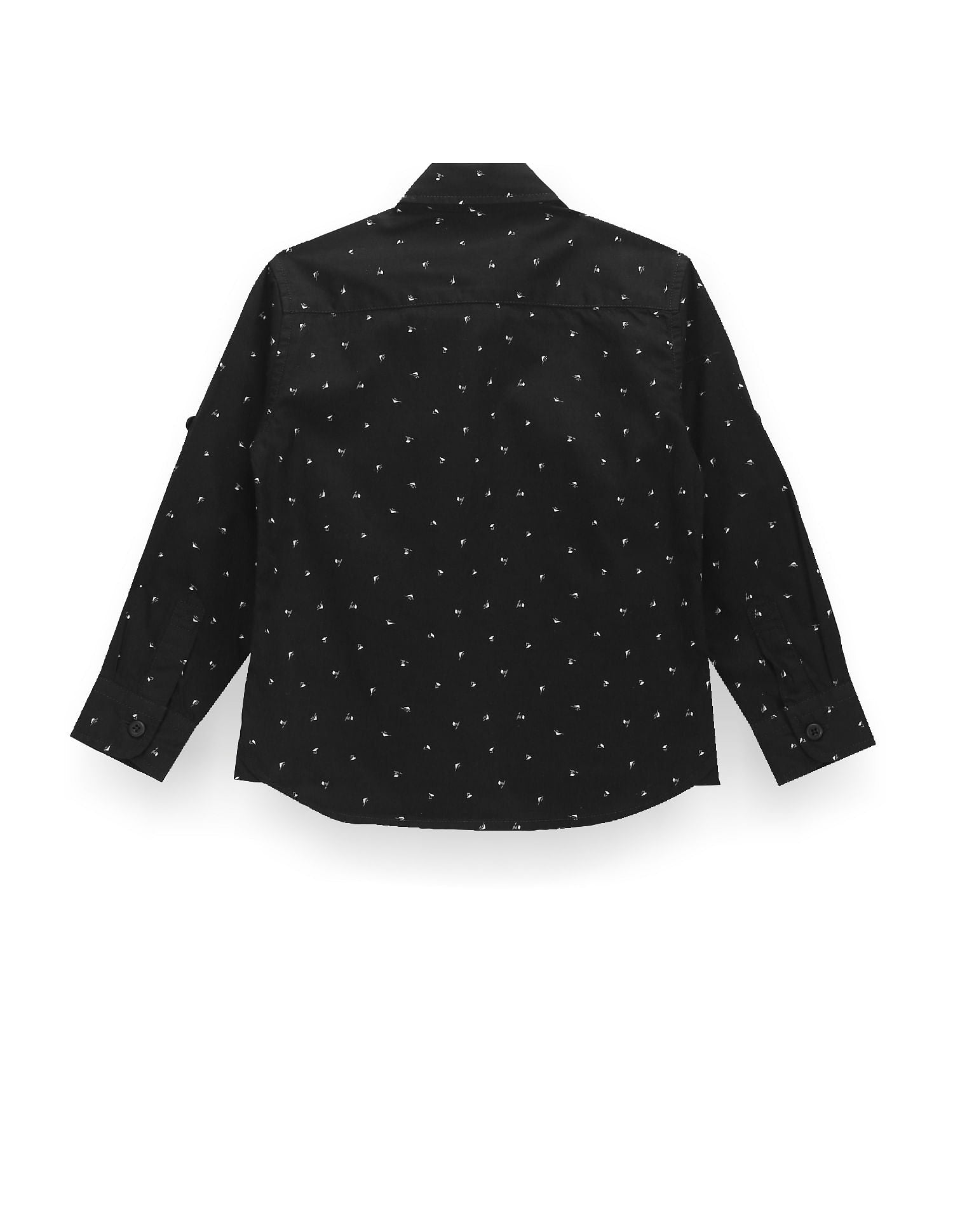 Boys Pure Cotton Shirt Black - U.S. POLO ASSN. | Large