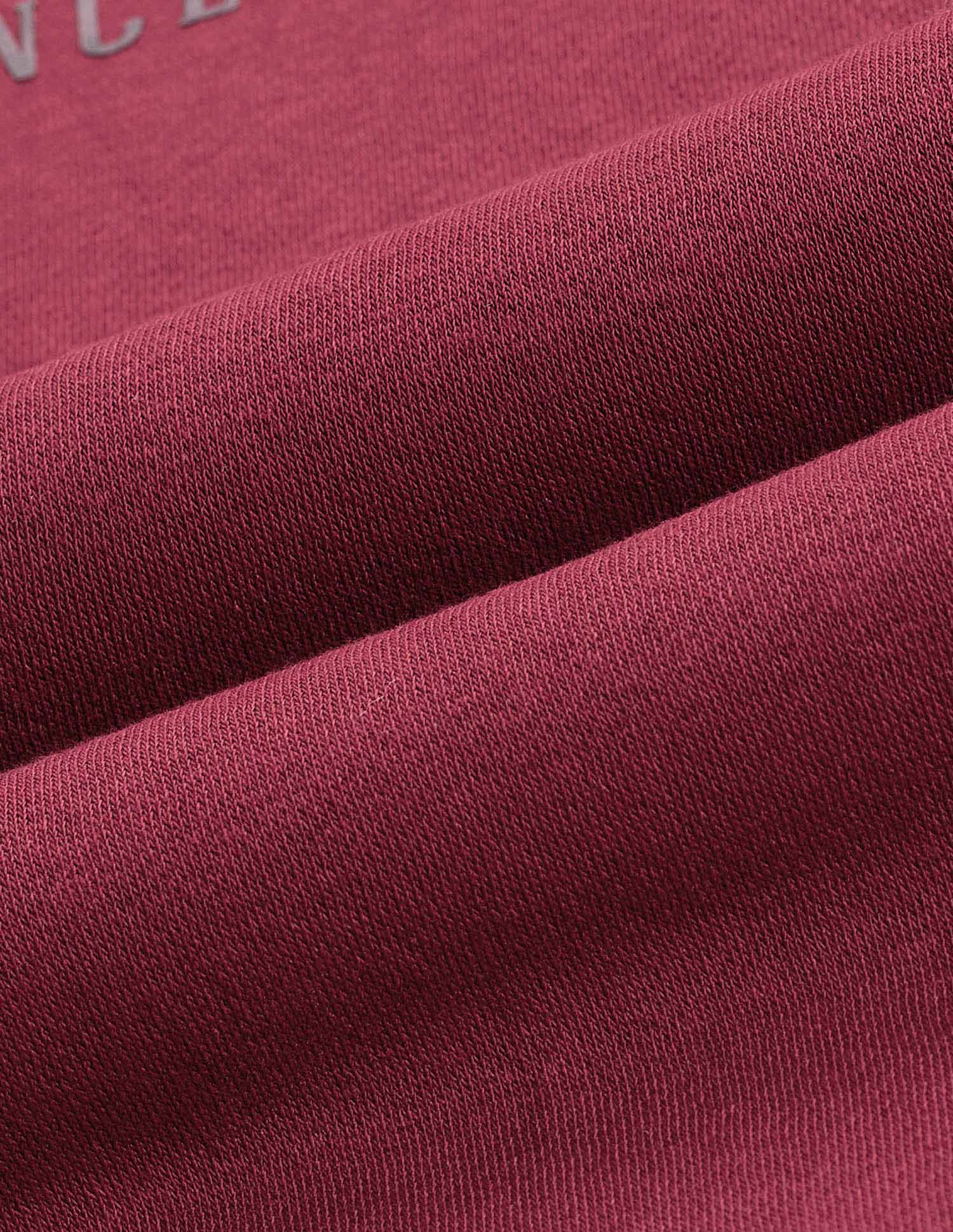 Brand Printed Crew Neck Sweatshirt Maroon - U.S. POLO ASSN. | Large