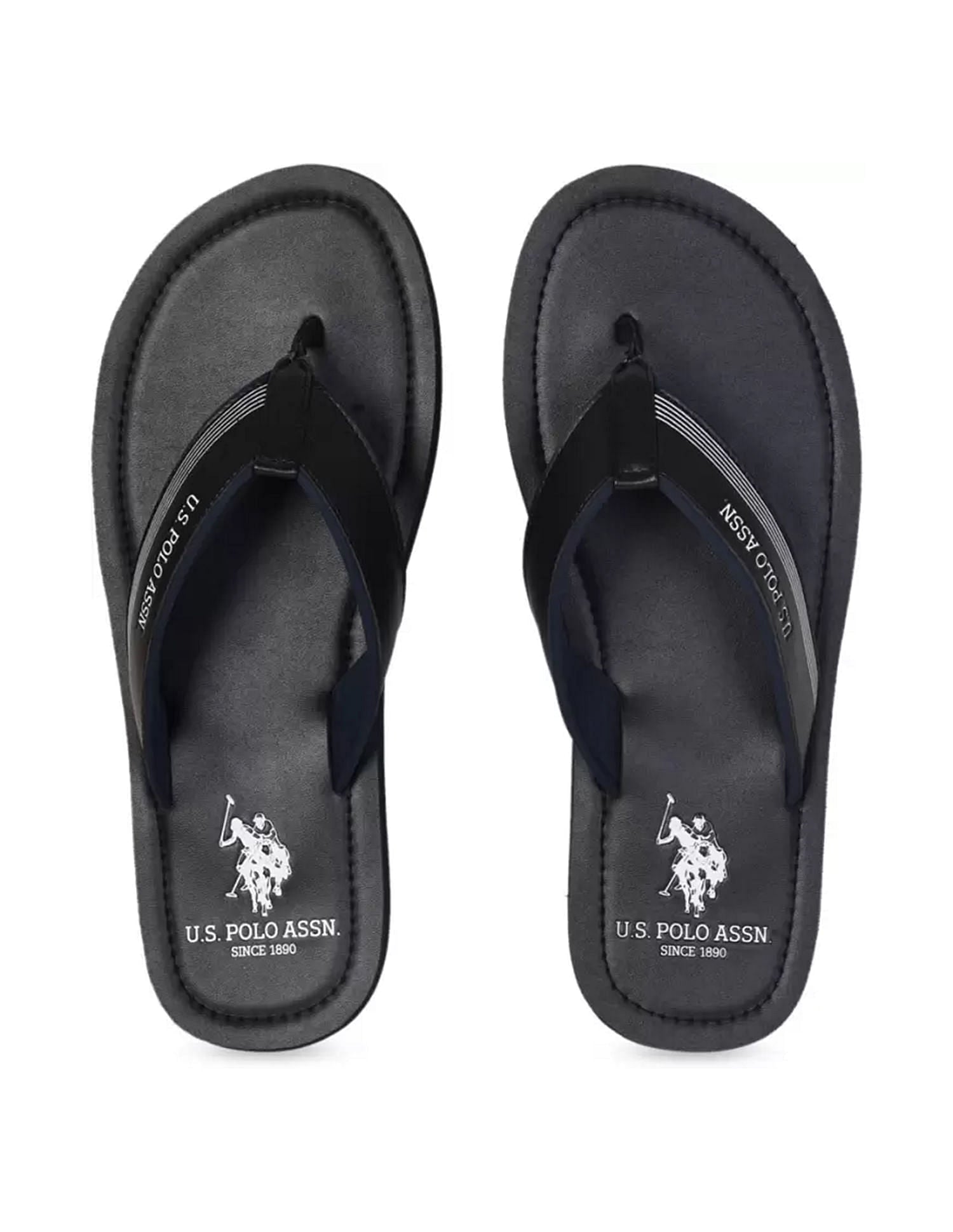 Men Ovi 3 Slippers Black - U.S. POLO ASSN. | Large