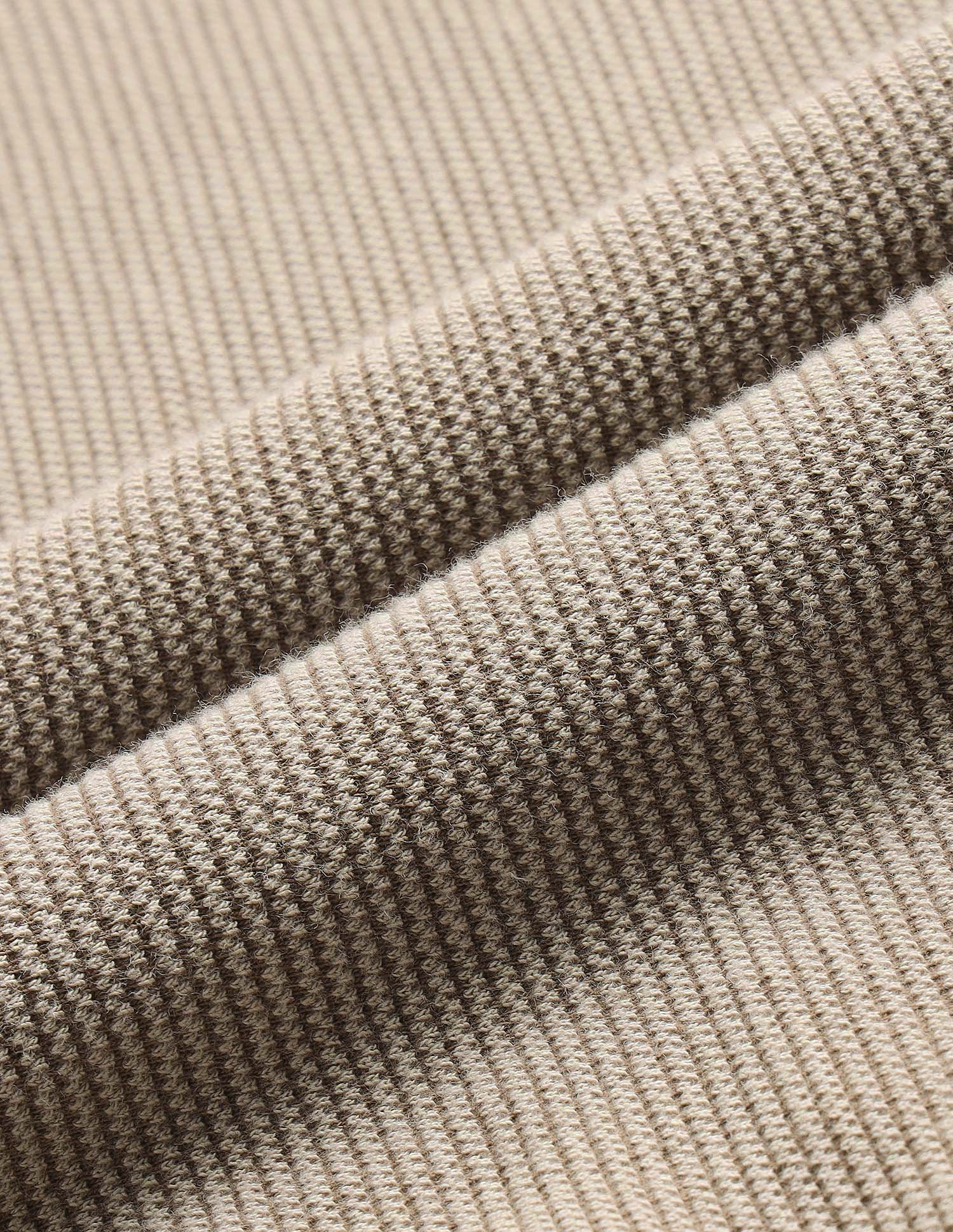 Motel On The Coast Textured Polo Shirt Beige - U.S. Polo Assn. India | Large