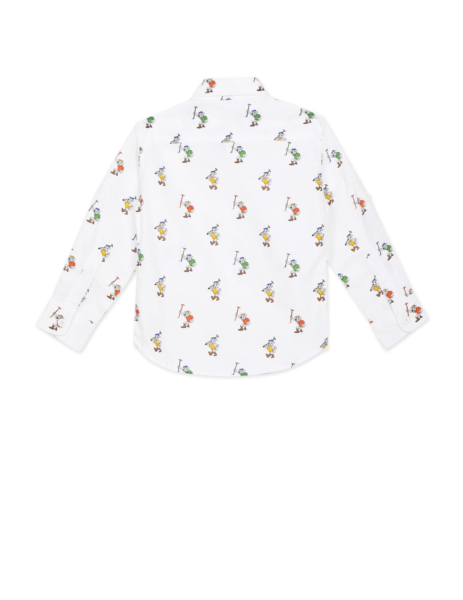 Button Down Printed Shirt White - U.S. POLO ASSN. | Large