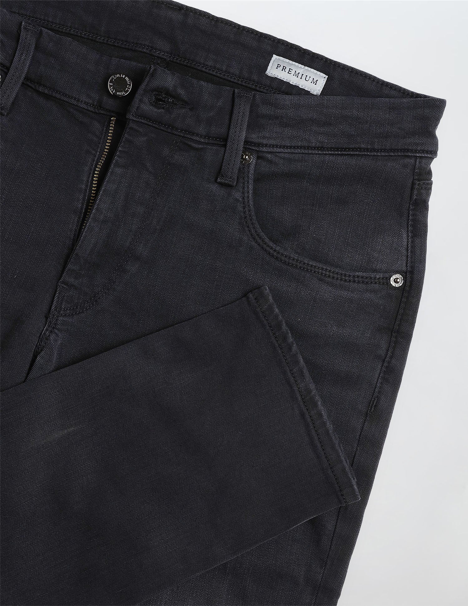 Brandon Slim Tapered Fit Grey Jeans Grey - U.S. Polo Assn. India | Large
